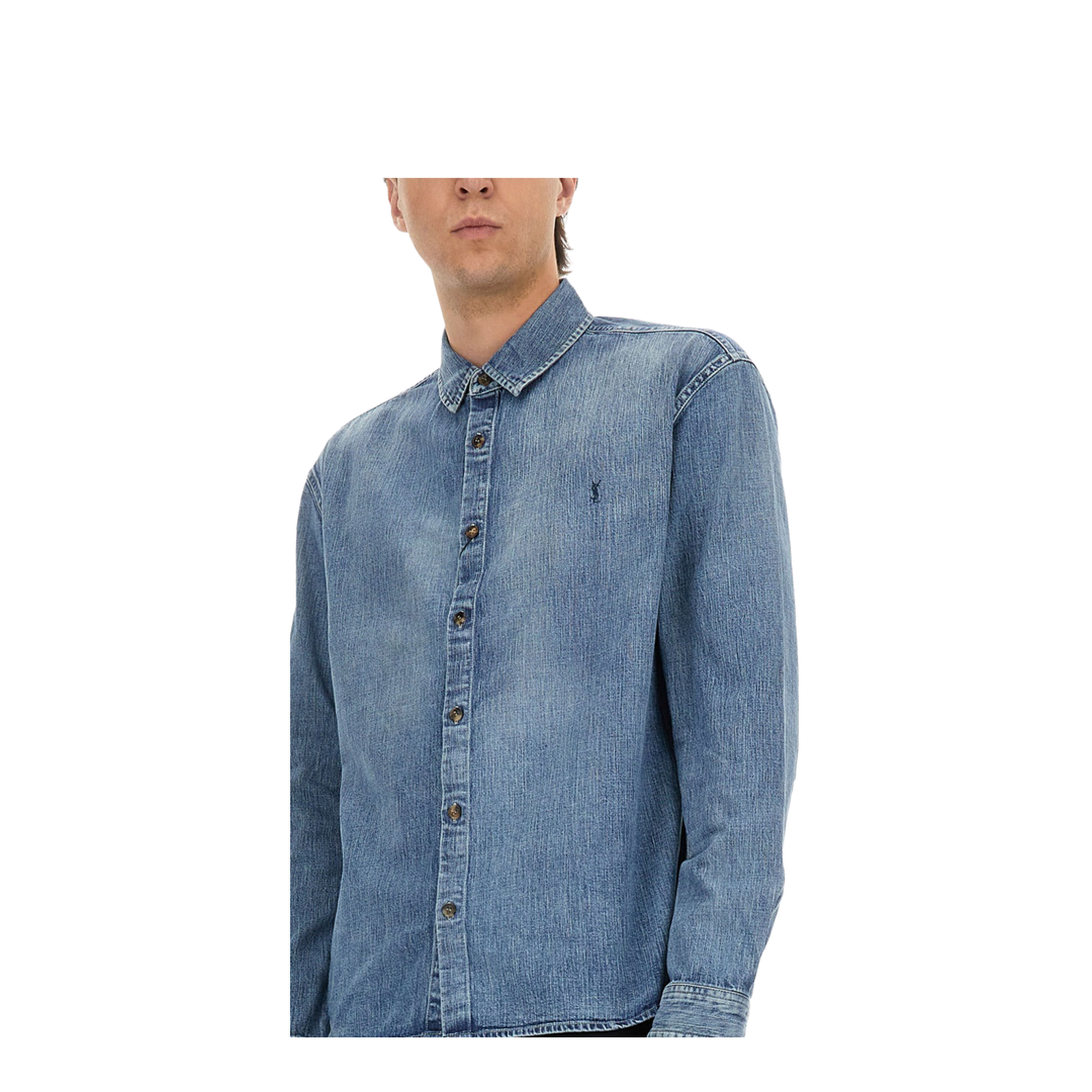 Cassandra Shirt in Day Blue Denim