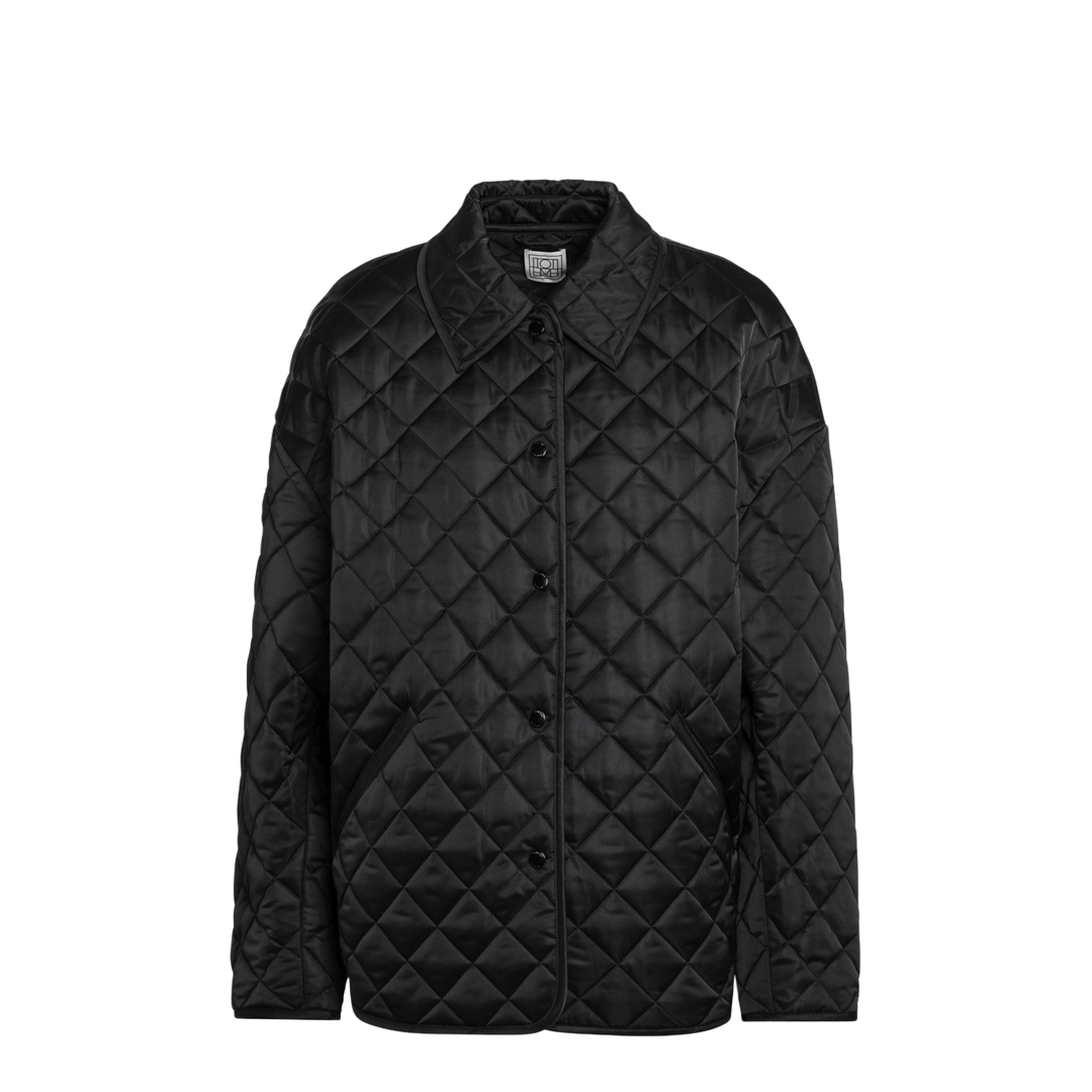 MAYFEYR - Toteme - Black Quilted Jacket - 254-WRO0200FB0351001