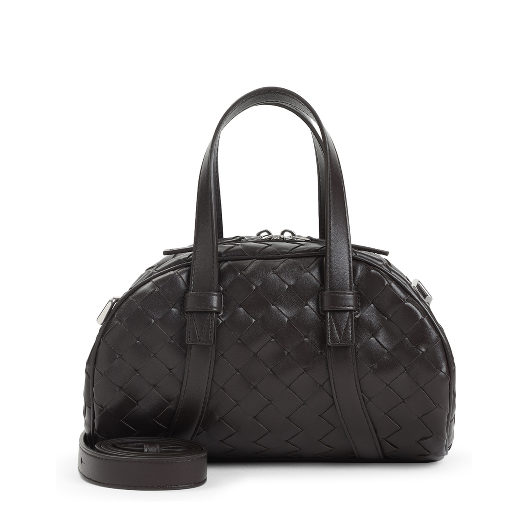 Shoulder Bag with Woven Design