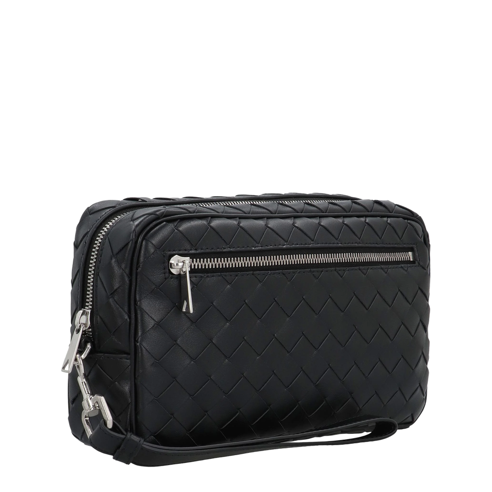 Pochette Intrecciato Avec Dragonne