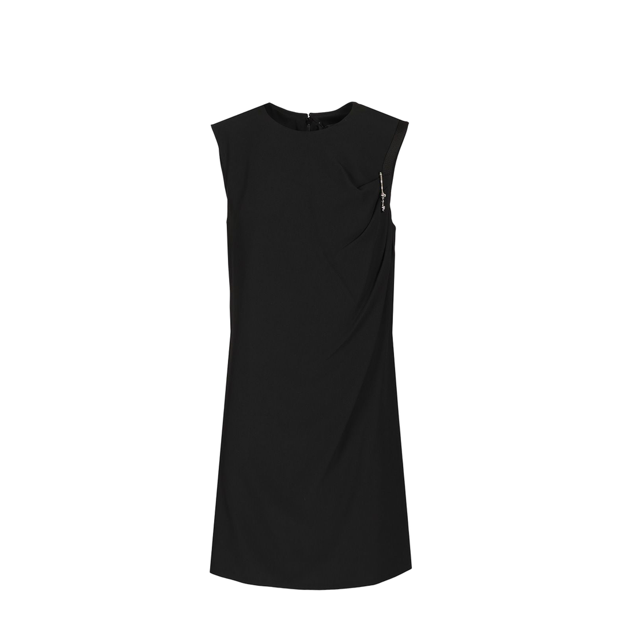 Satin Dress With Safety Pin