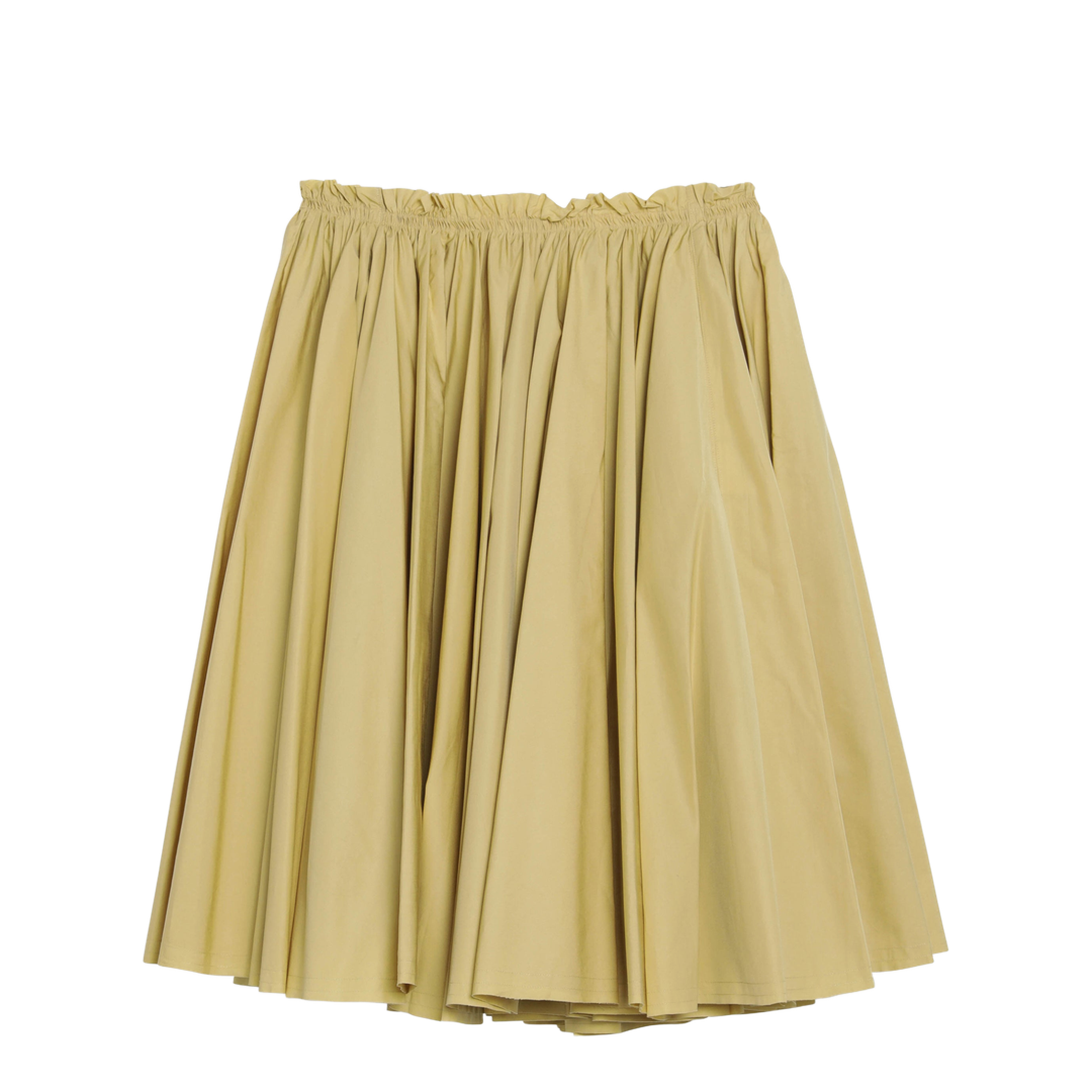 Pastel Yellow Cotton Skirt