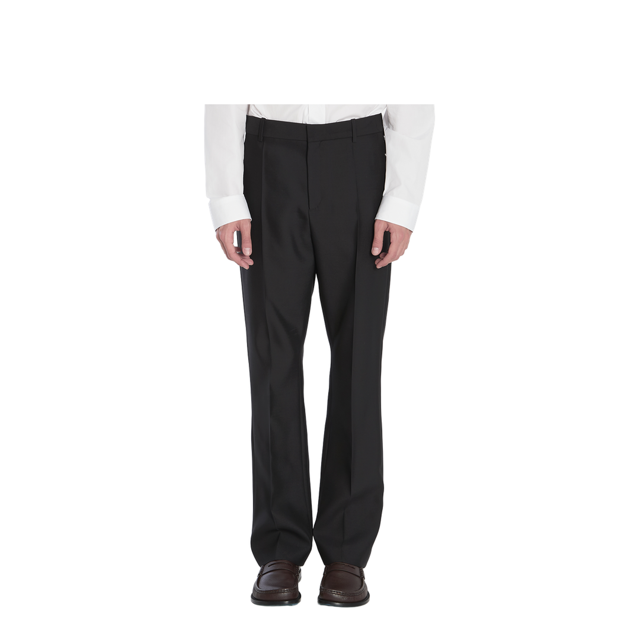 Tailored Wool and Silk Trousers