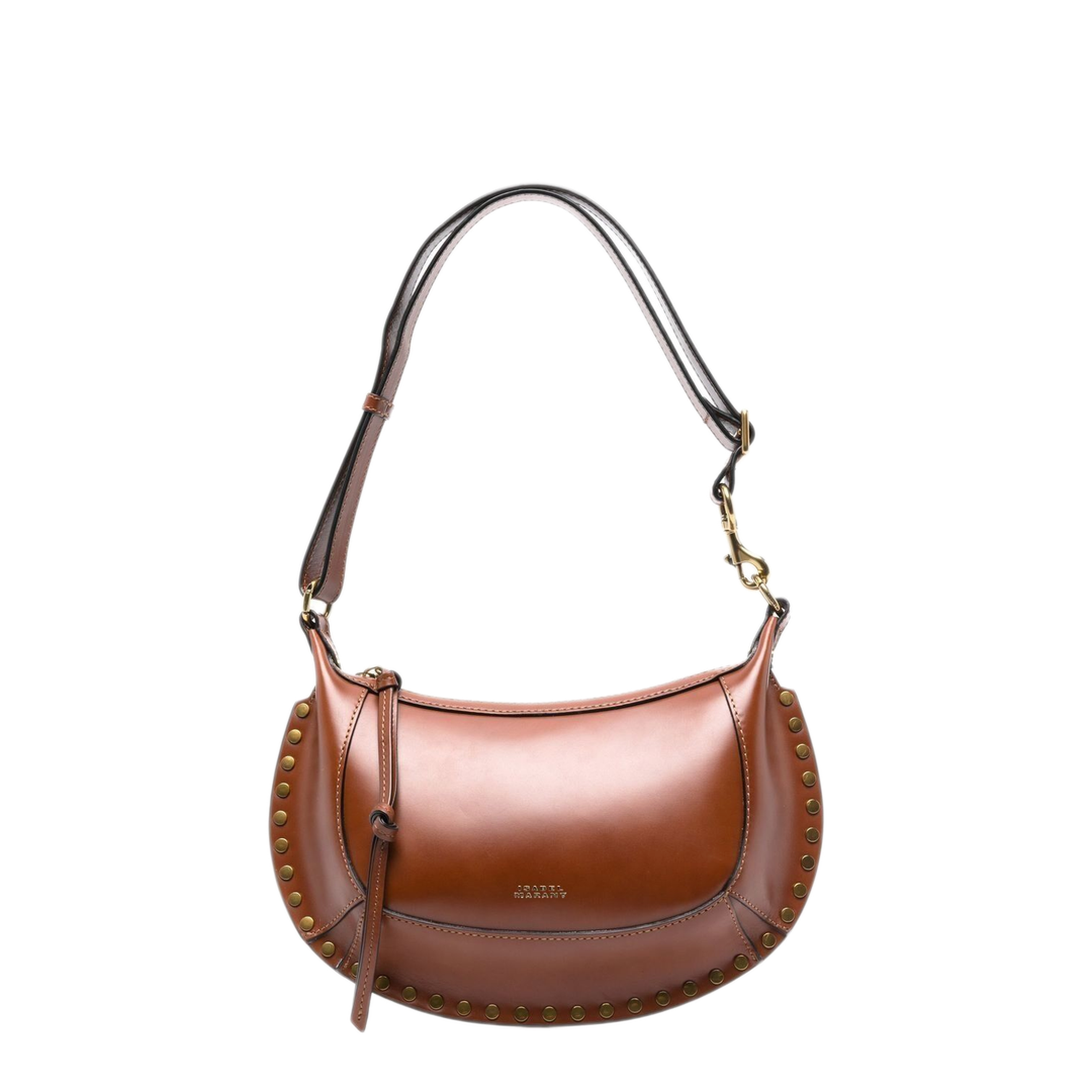 MAYFEYR - Isabel Marant - Oskan Moon Studded Shoulder Bag - PP0003FAA1C01M
