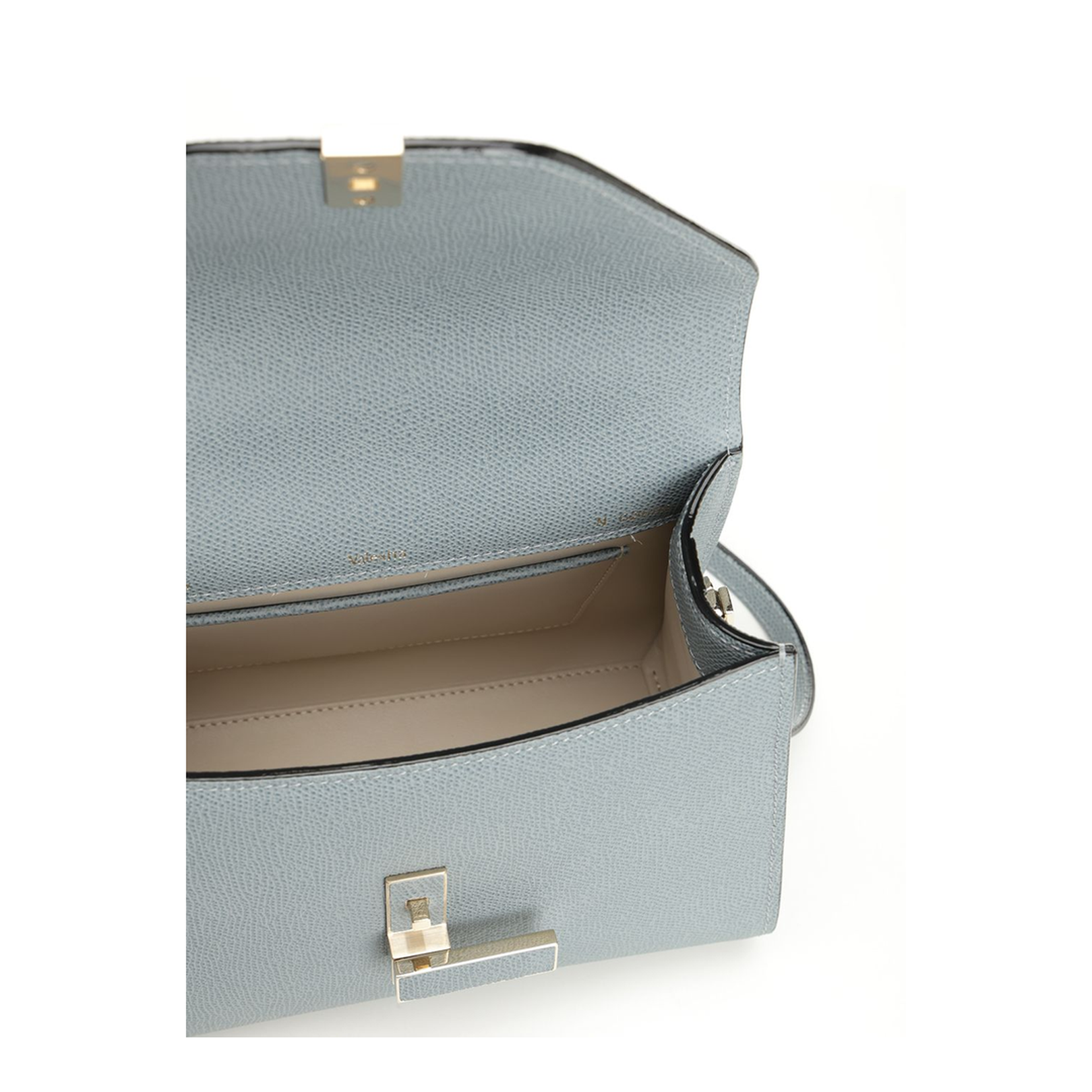 Iside Top Handle Mini Bag in Cerulean Blue