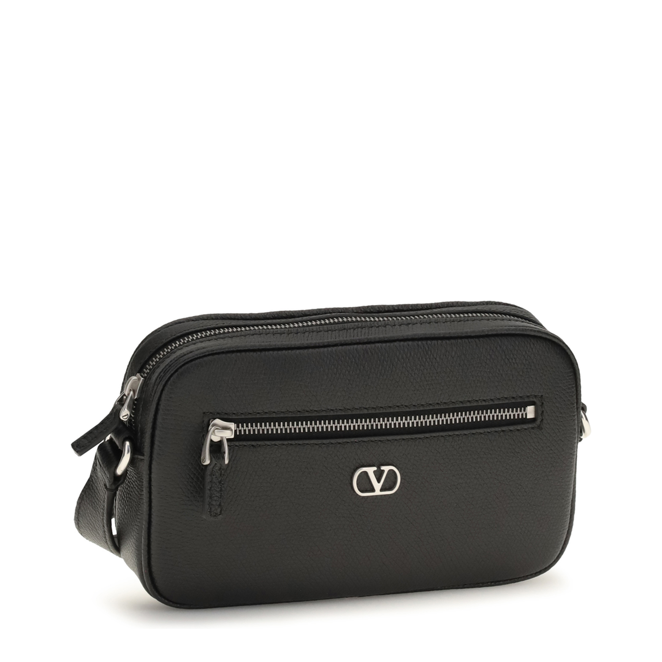 MAYFEYR - Valentino - Grained Leather Crossbody Bag With Zip - 9Y2P0AW7UAG