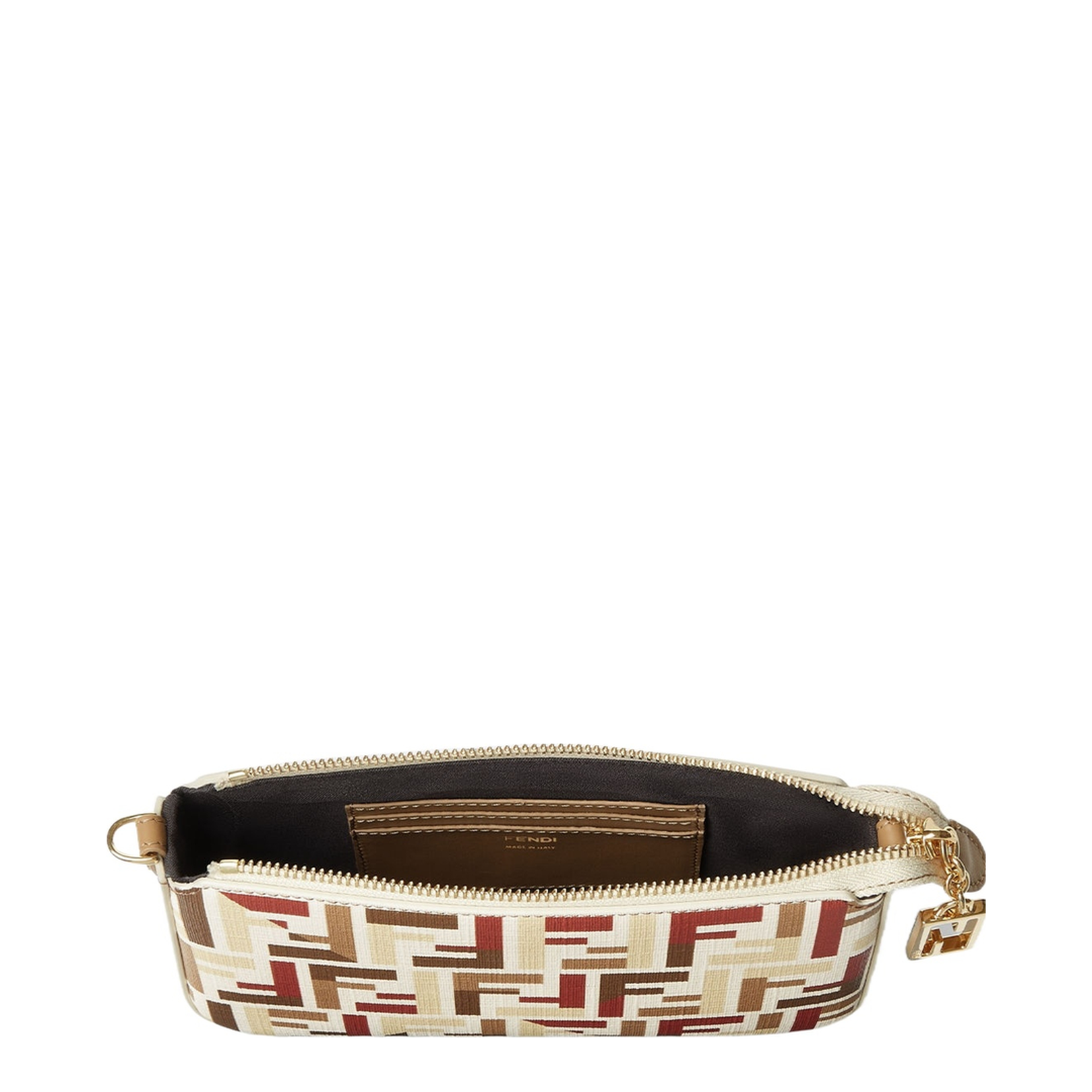 Baguette Ff fabric Pouch - Multicolour