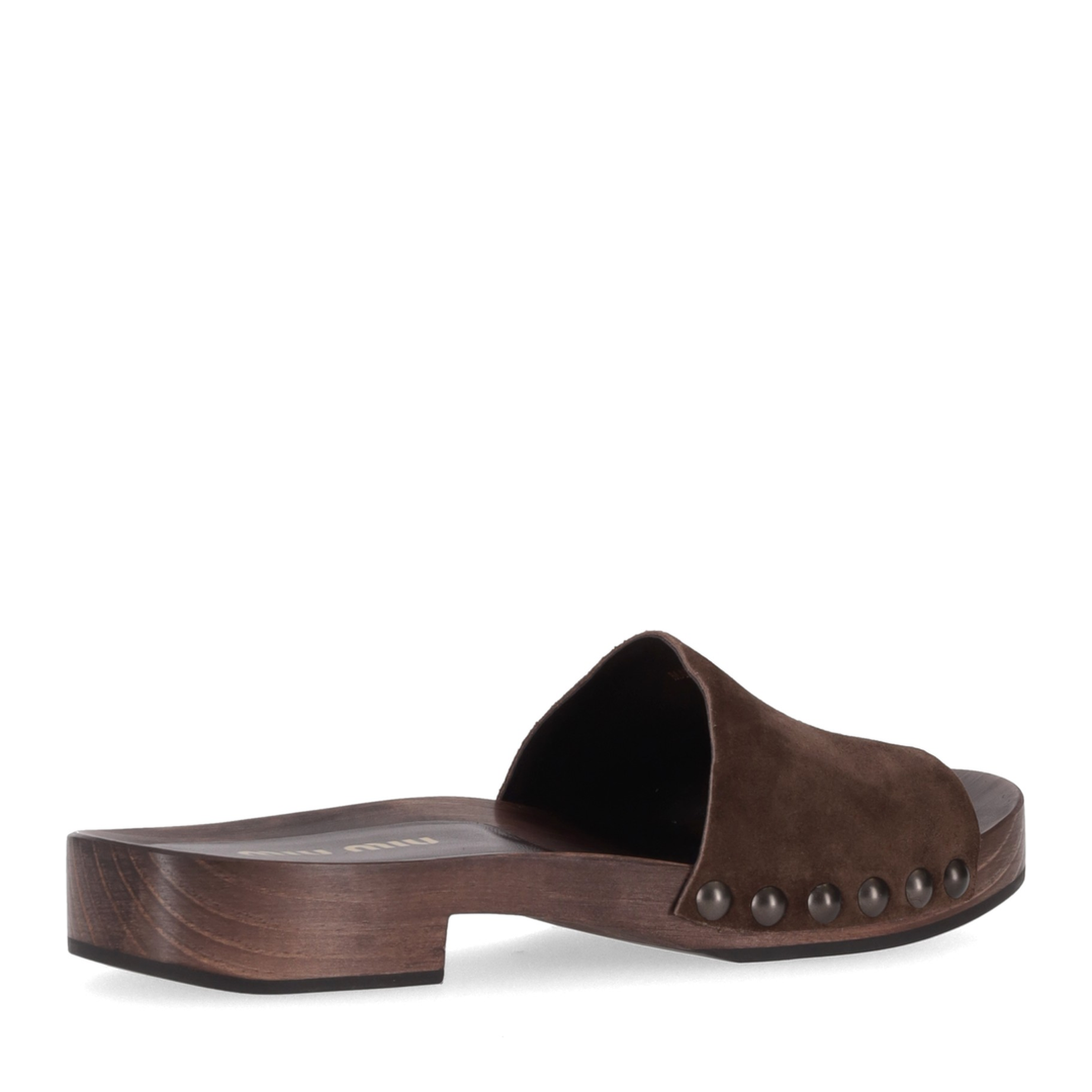 MAYFEYR - Miu Miu - Zoccoli Scamosciato Delave' - 5Z425EFA030Z5OF0003