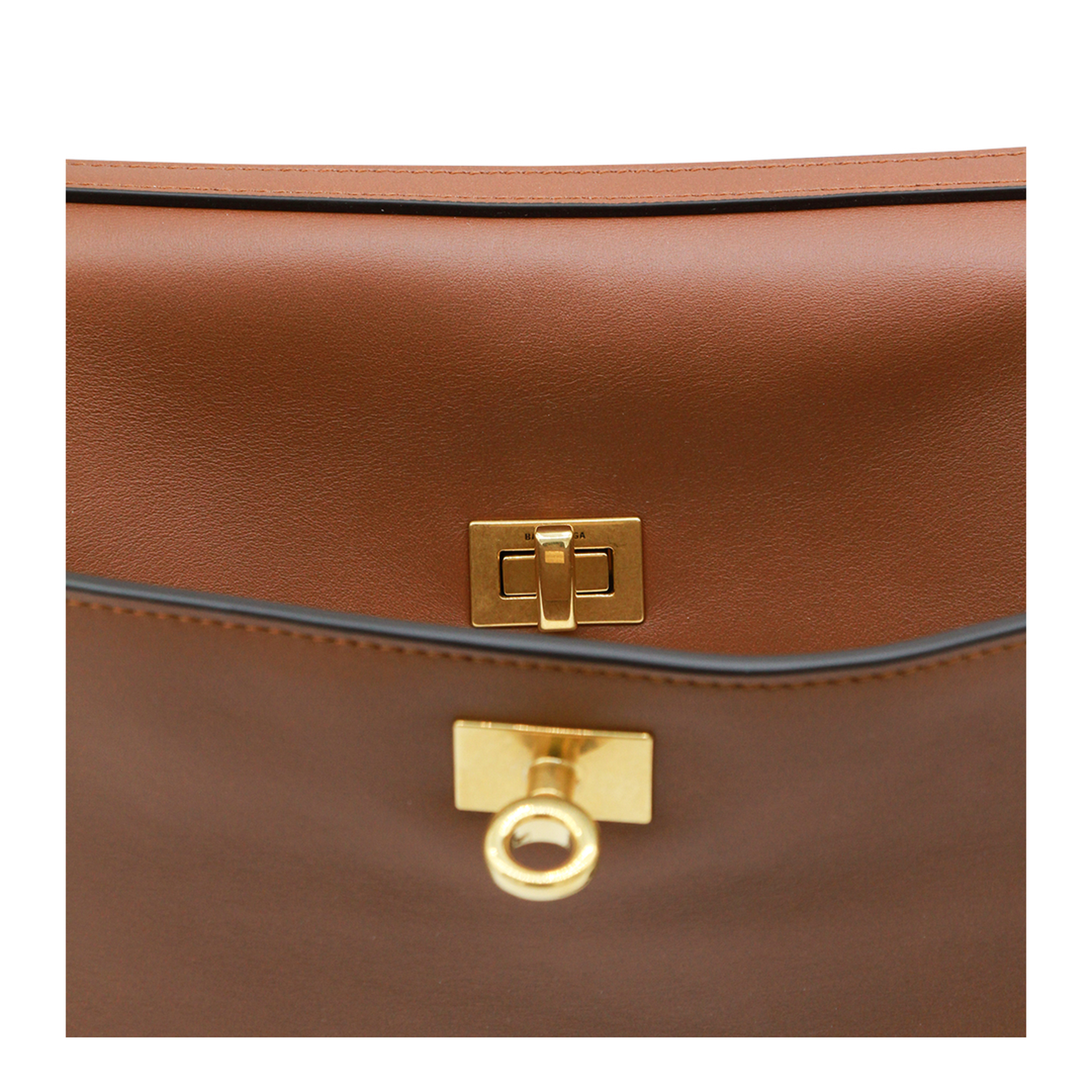 Rodeo Medium Calfskin Handbag - New Tan