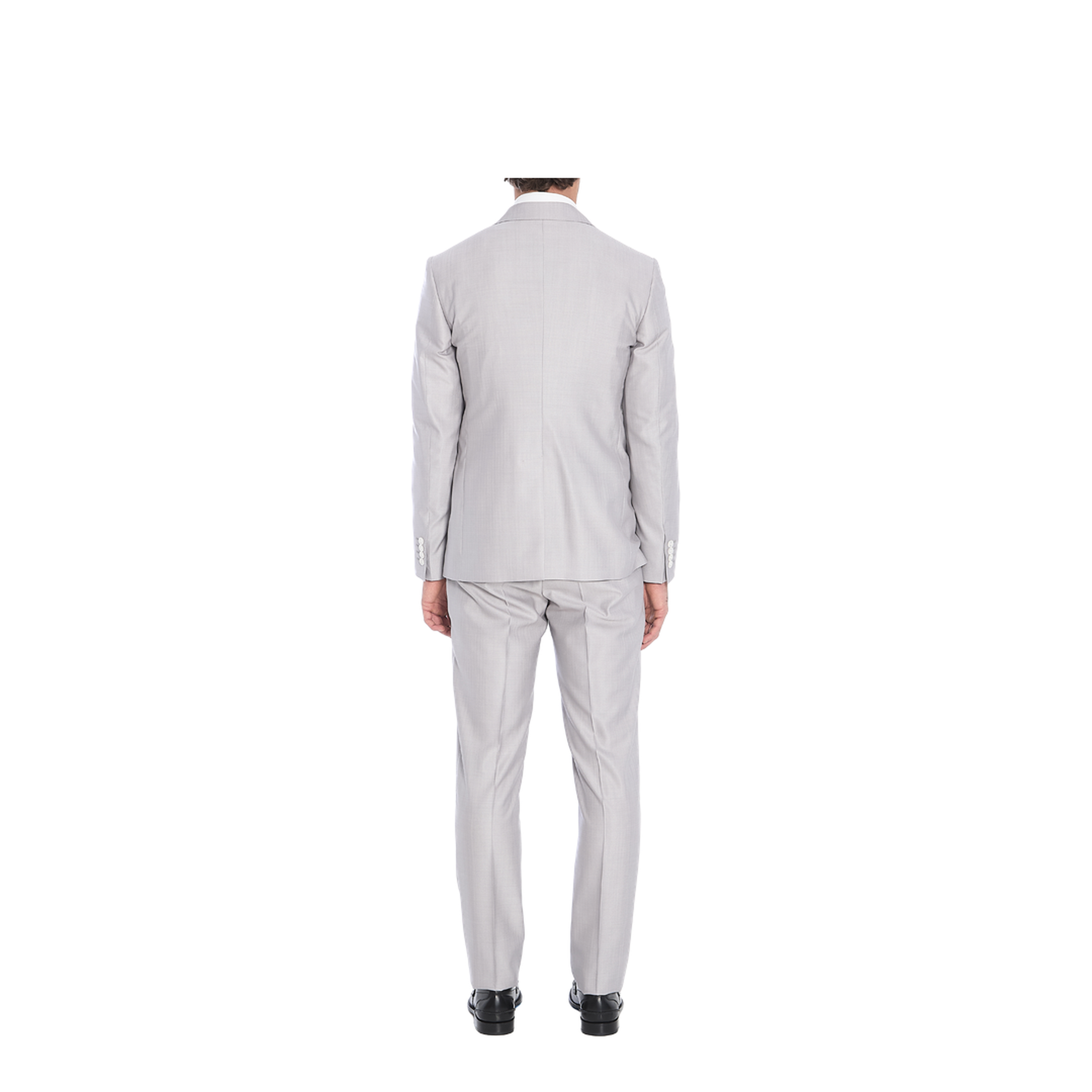 Deconstructed Double-Breasted Wool and Silk Suit