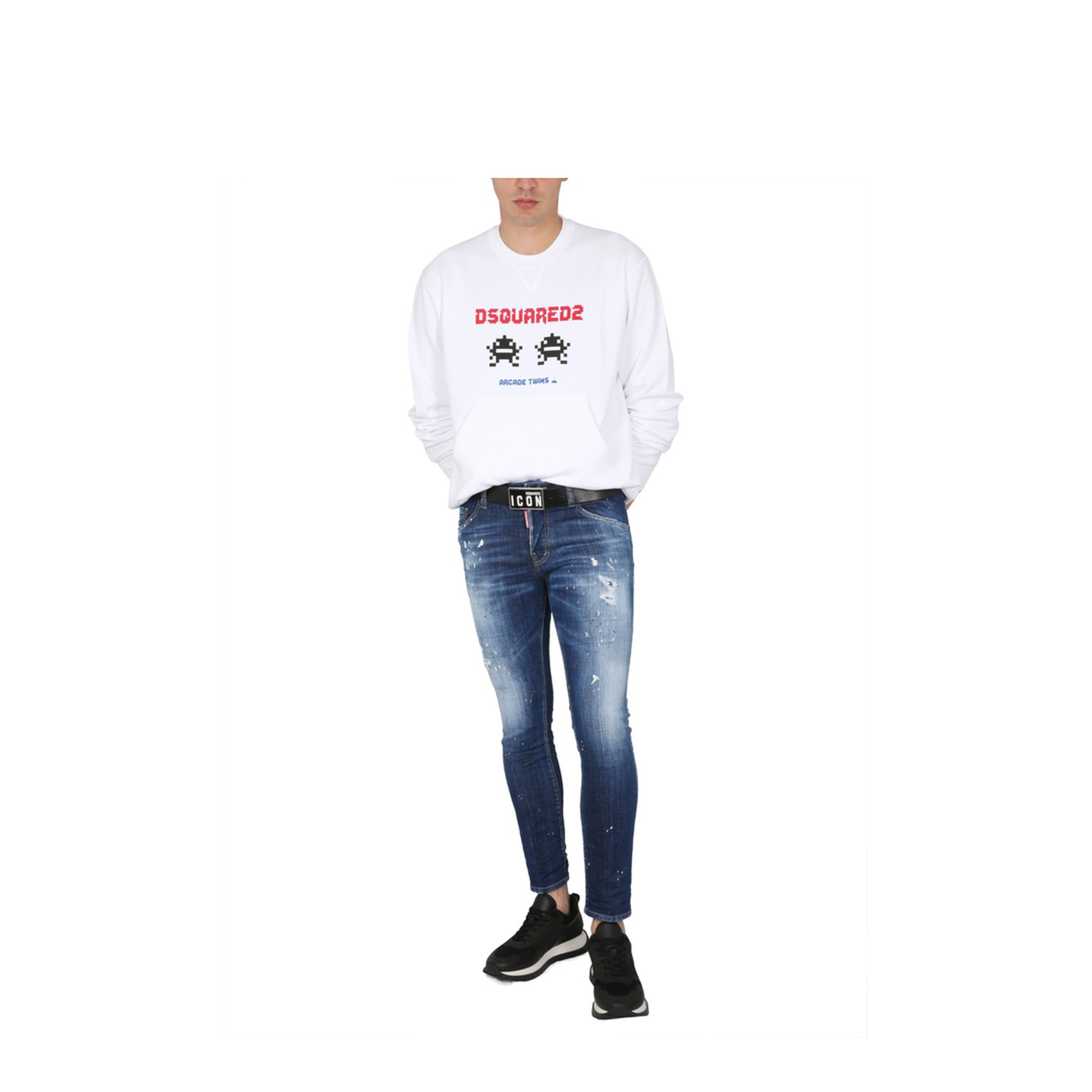 MAYFEYR - Dsquared2 - Sweatshirt With Logo Print - S74GU0730S25516100