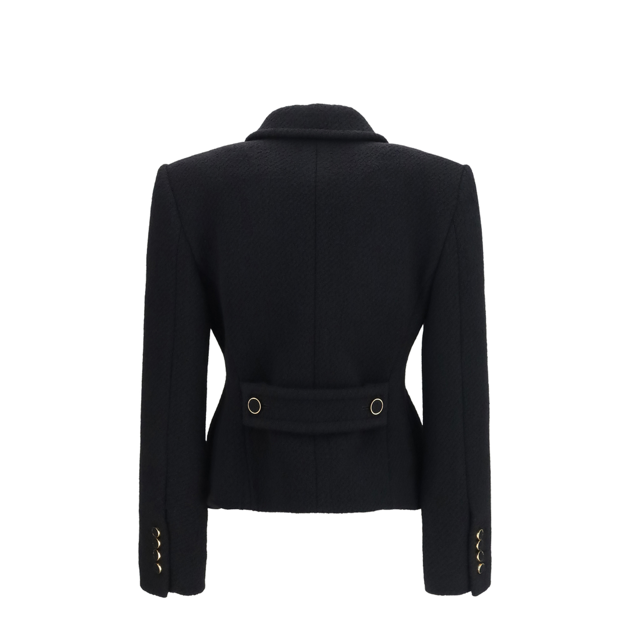 MAYFEYR - Chloè - Cropped Single-Breasted Blazer With Fabric Buttons - CH26AVE08060