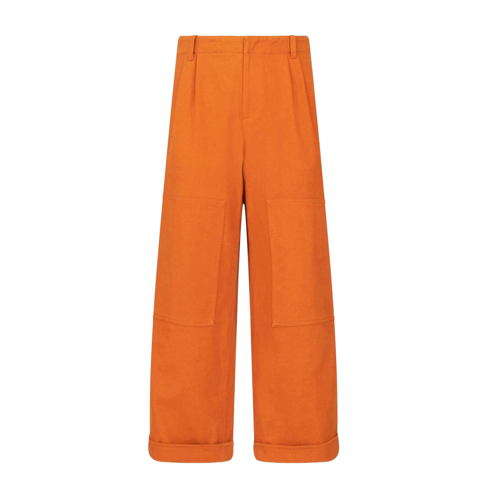 Wide-Leg Long-Length Trousers