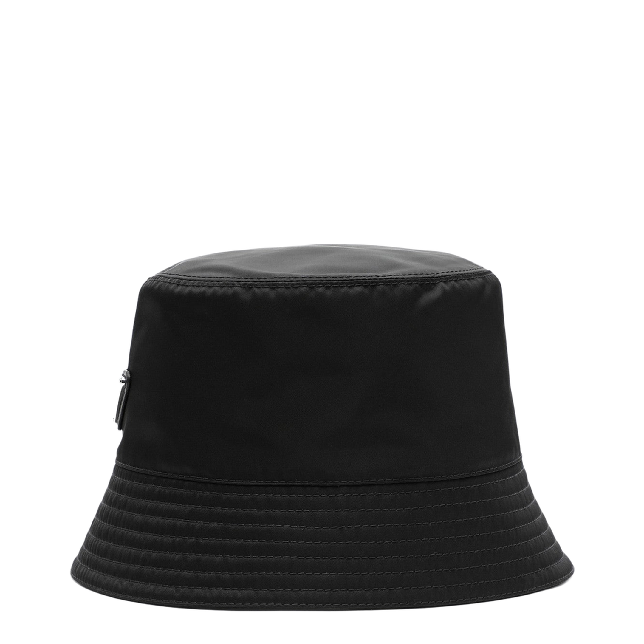 Black Re-Nylon Fisherman's Hat