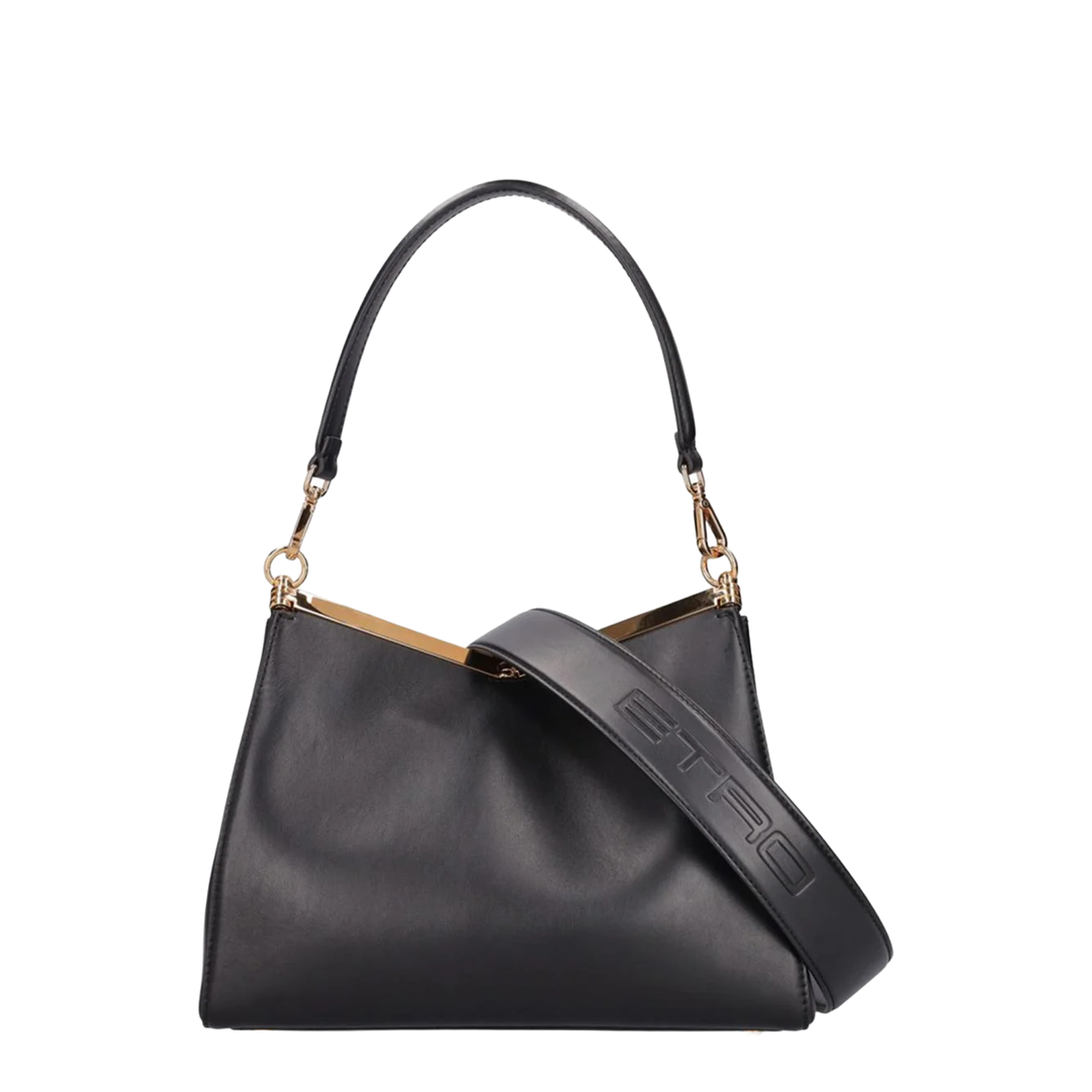Vela M Leather Shoulder Bag