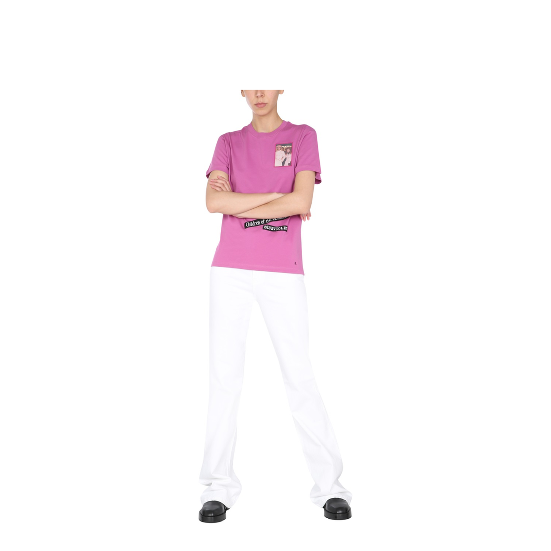 MAYFEYR - RAF SIMONS - Crew Neck T Shirt - 211W103190010059
