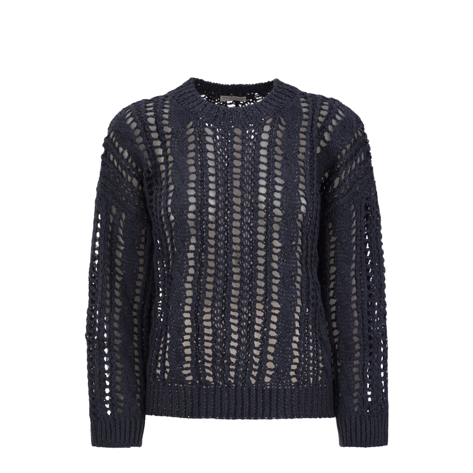 Cable & Mesh Jute and Cotton Jersey