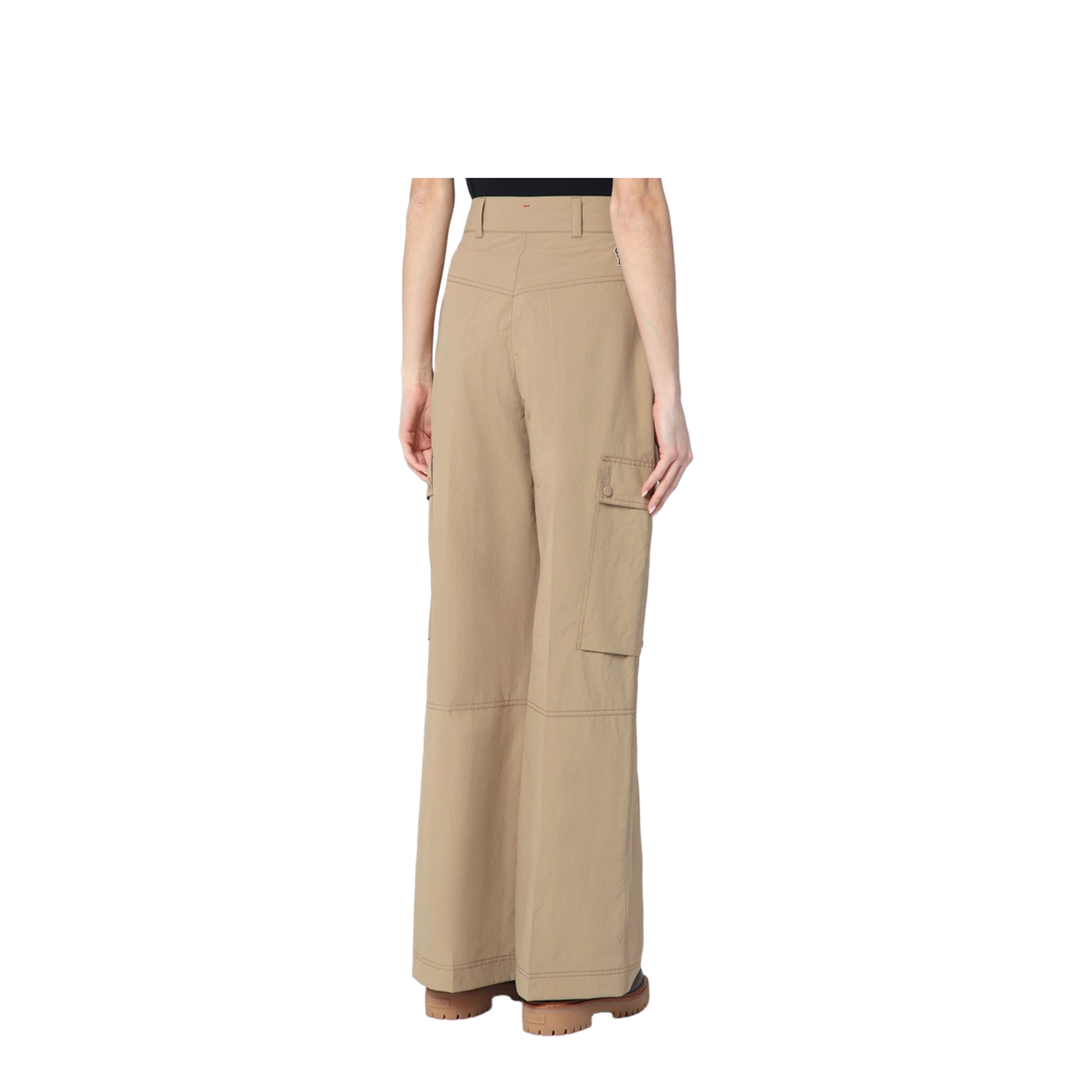 Beige Cargo Pants