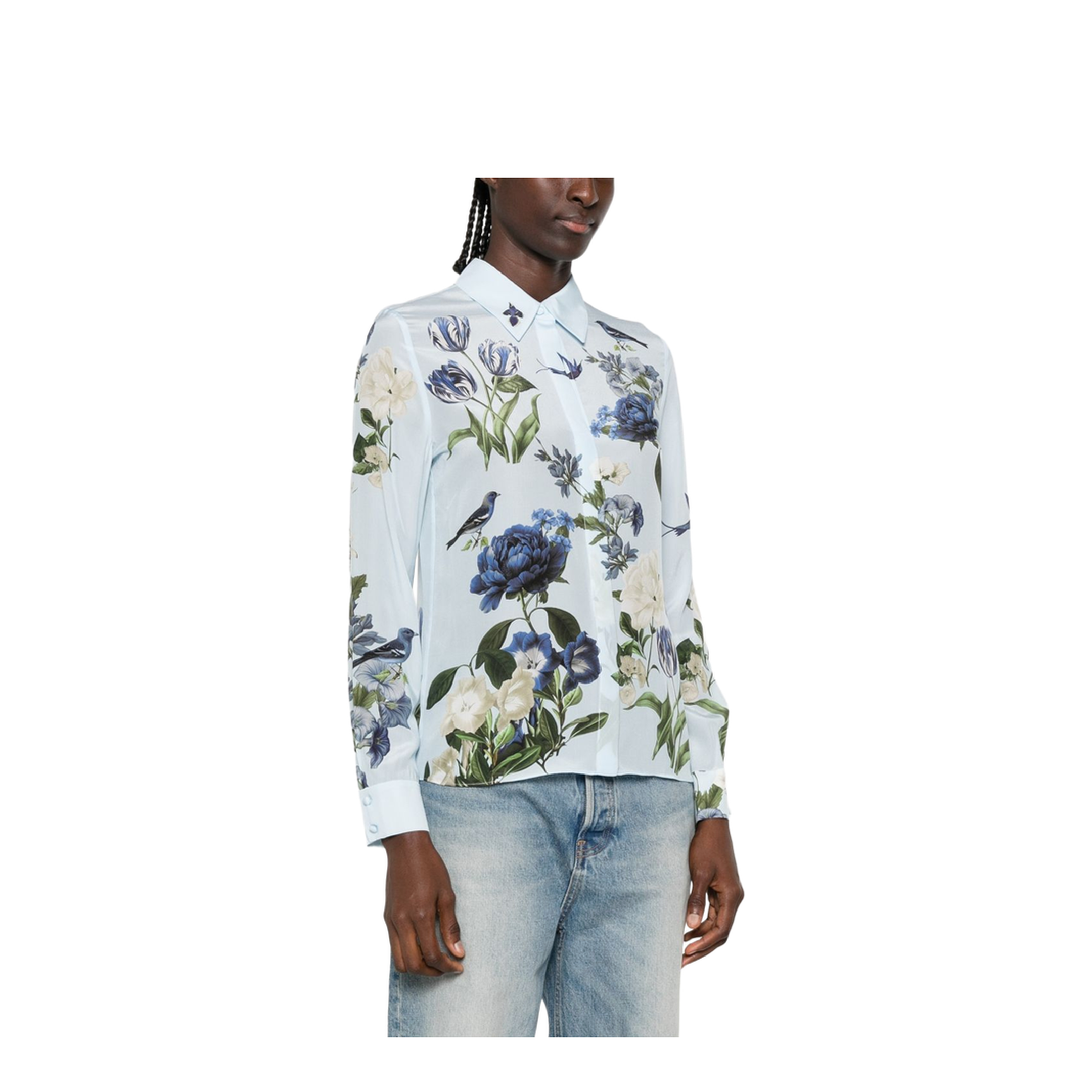 MAYFEYR - Alice + Olivia - Light Blue Shirts - CC606P23019I101