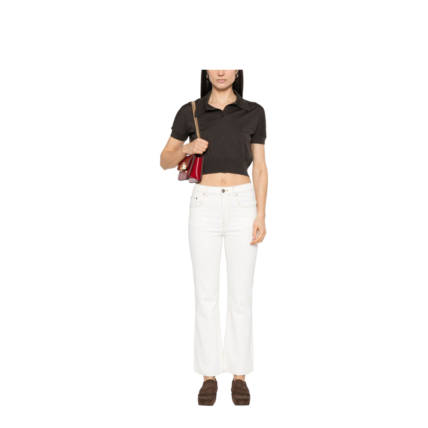 Flared Leg Denim Jeans