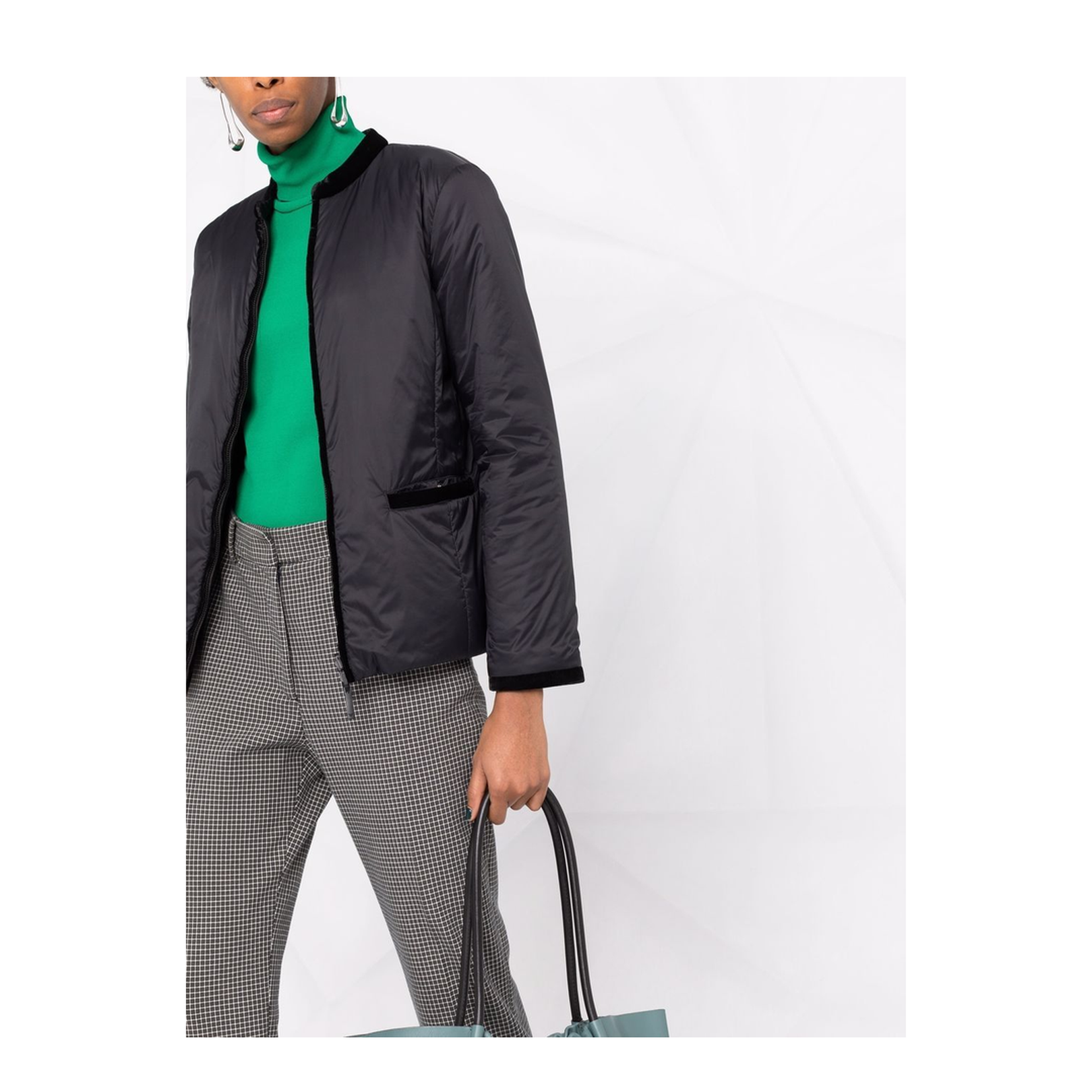 Tech Fabric Jacket - Black