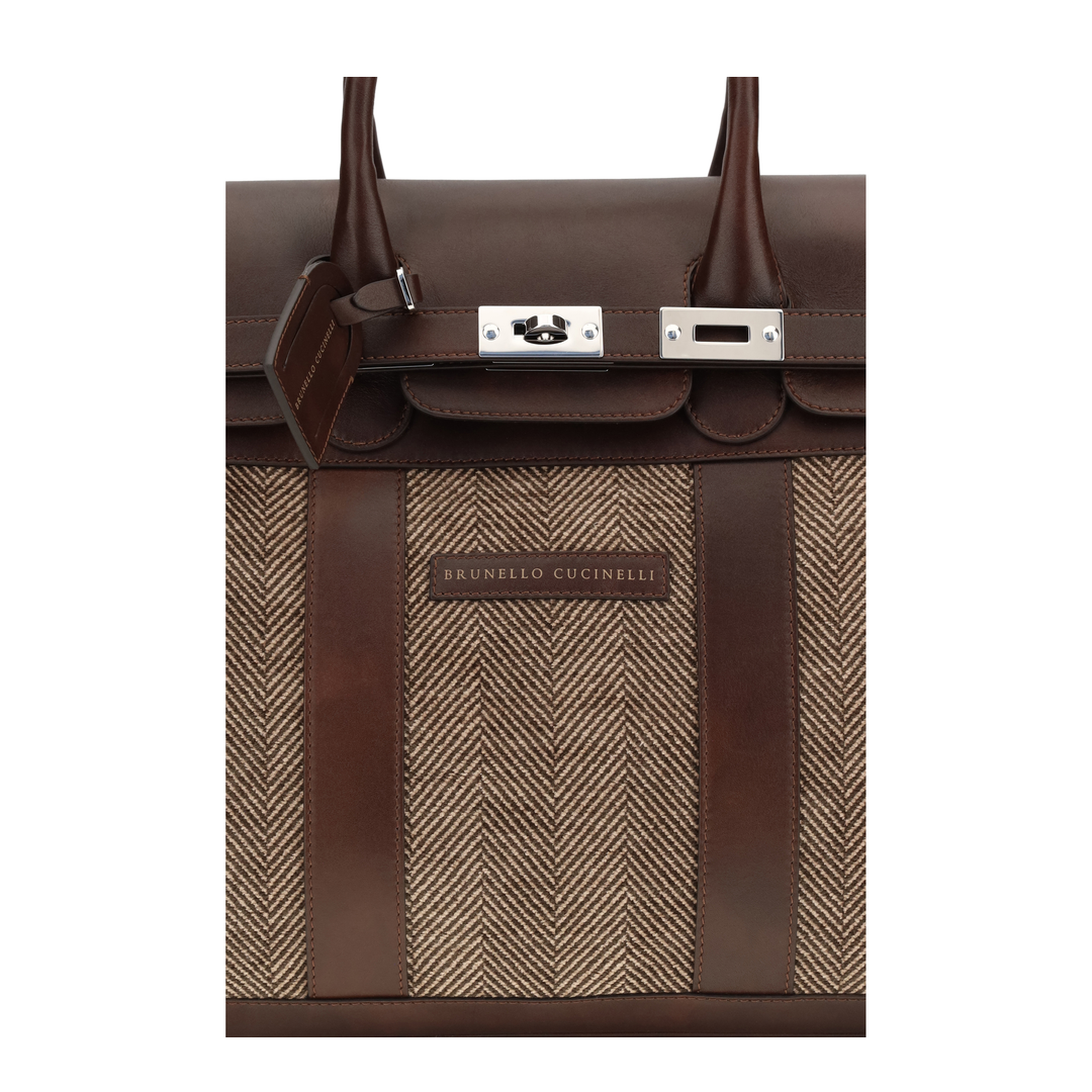 MAYFEYR - Brunello Cucinelli - Travel Bag In Leather And Fabric - MBROBU071