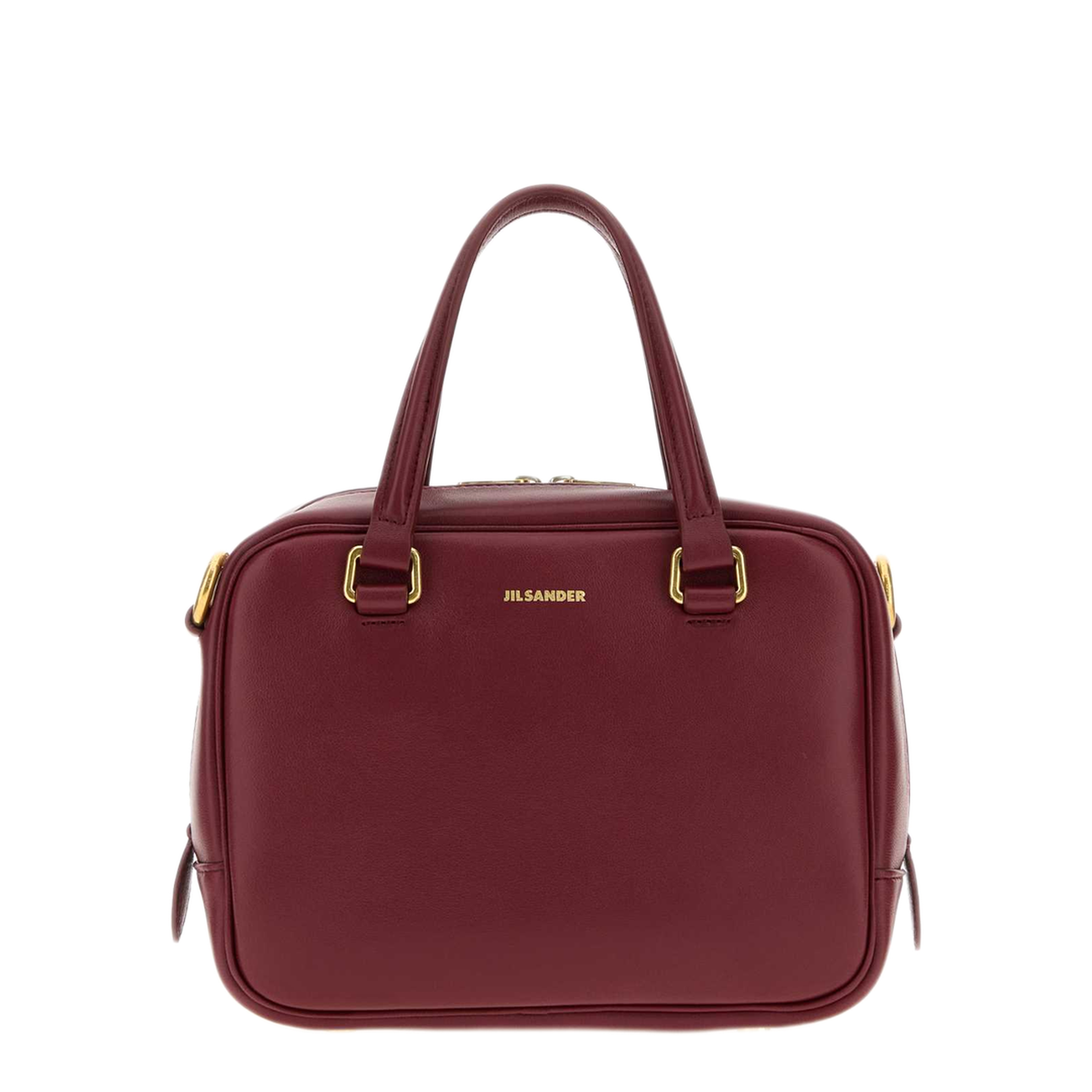 MAYFEYR - Jil Sander - Burgundy Leather Small Vision Handbag - J07WD0117P9079611