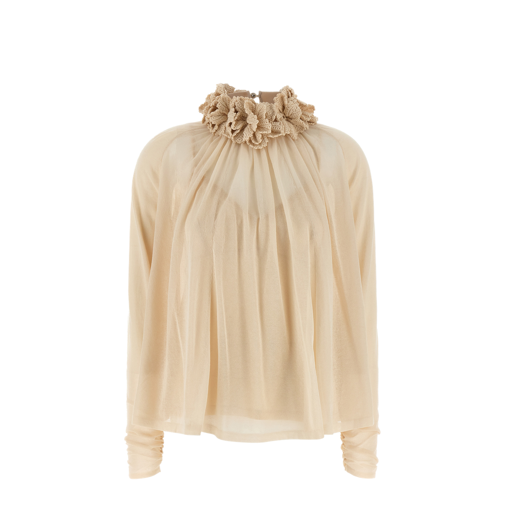 Hypnotic Crochet Trim Top