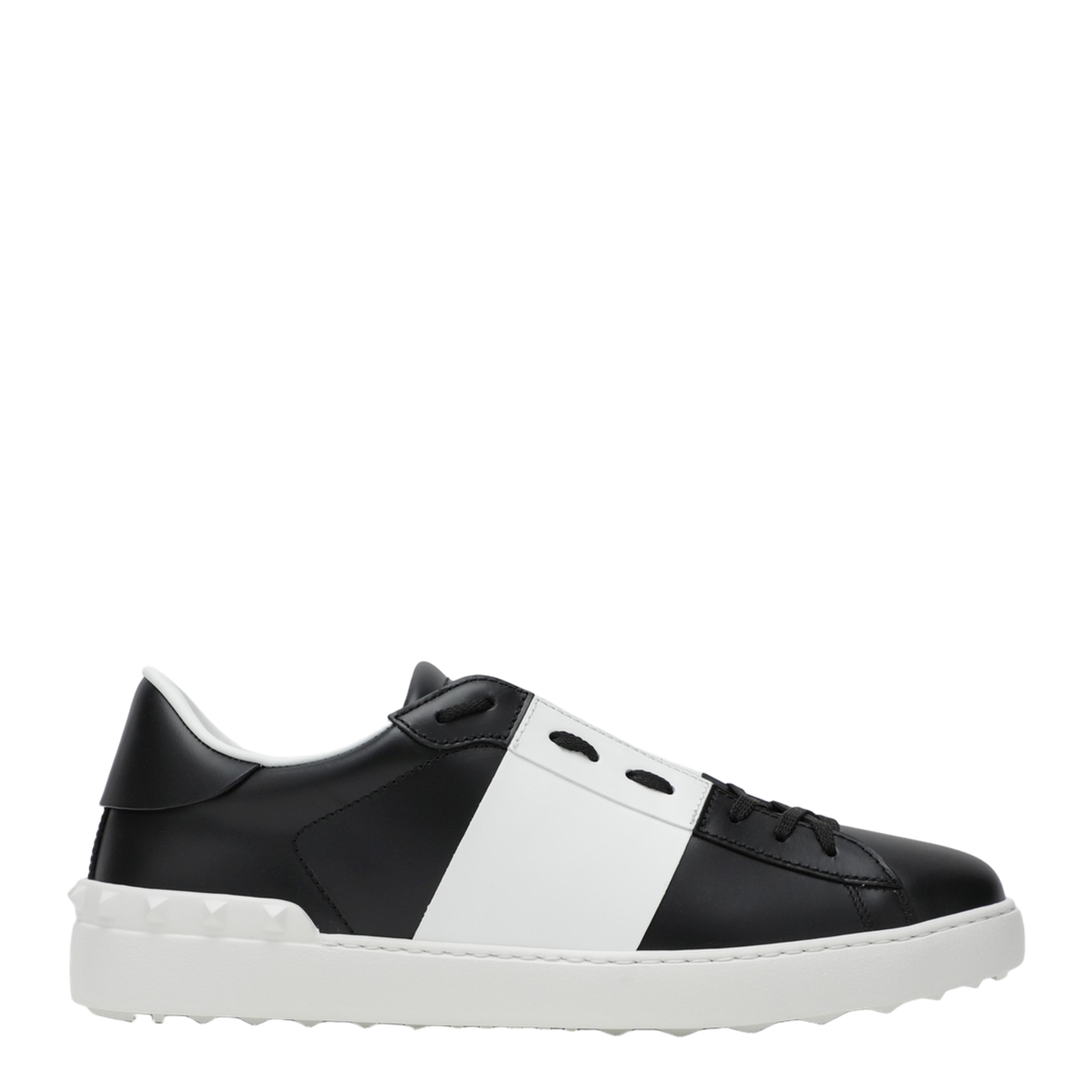 Black White Open Sneakers