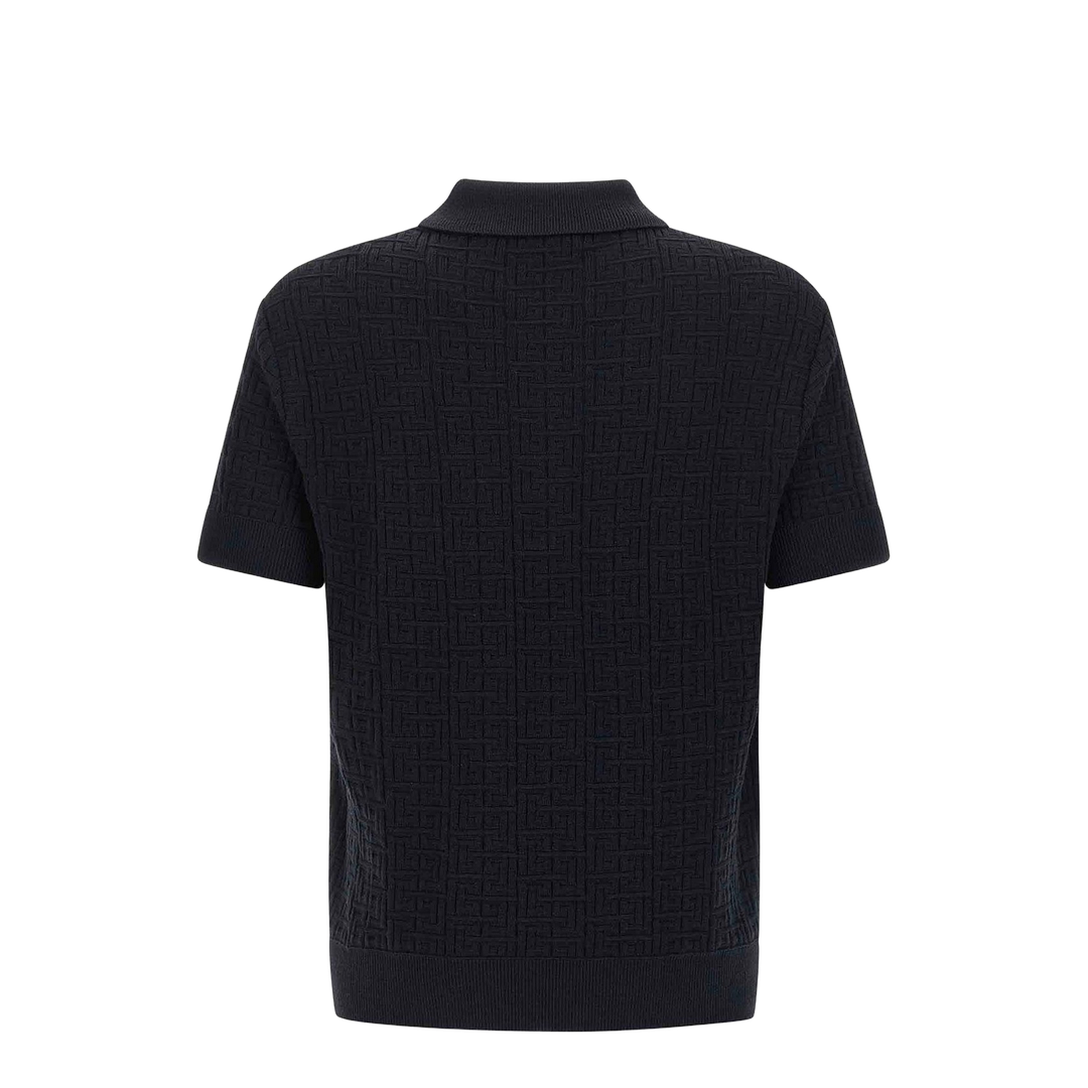 Monogram Knit Polo Shirt
