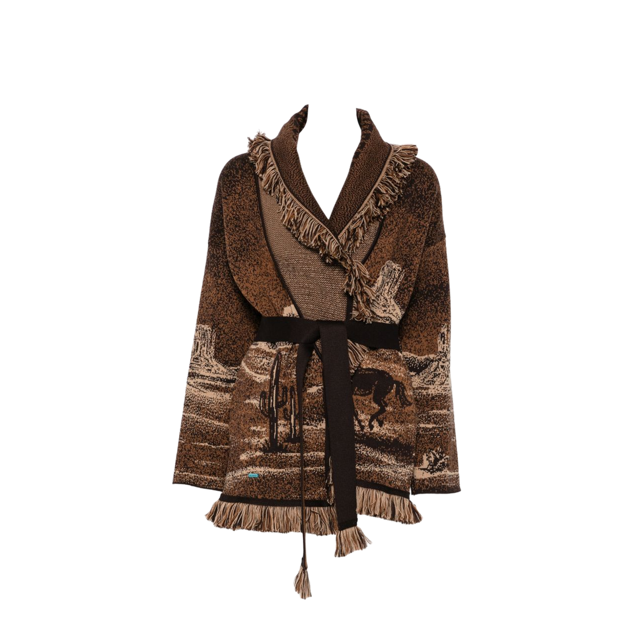 MAYFEYR - Alanui - Sweaters Brown - LWHB064E26KNI0256064