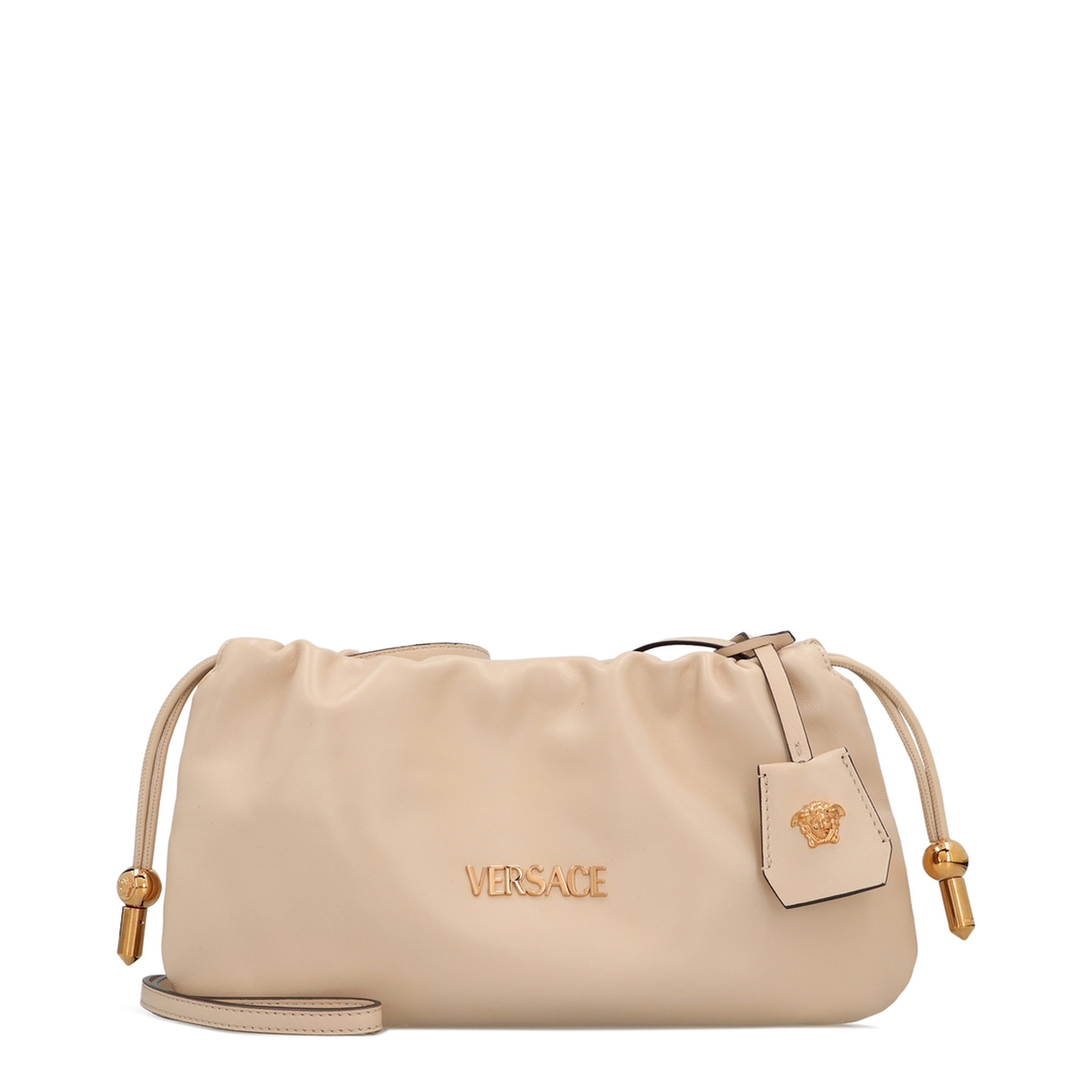 Tag Nappa Mini Bag - Beige