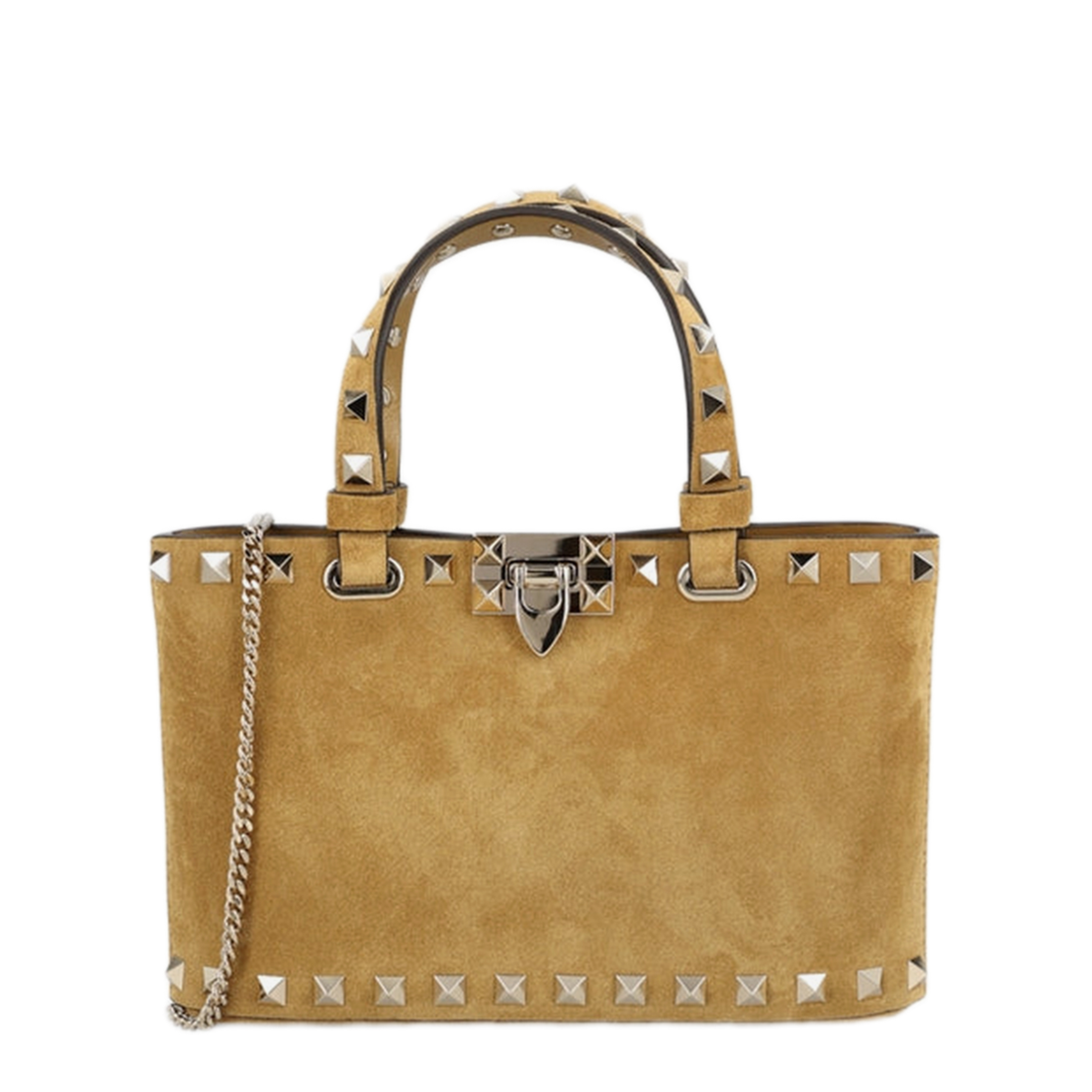 MAYFEYR - Valentino - Rockstud Mini Suede Shopping Bag - 9W2P0AT0KQQRDX