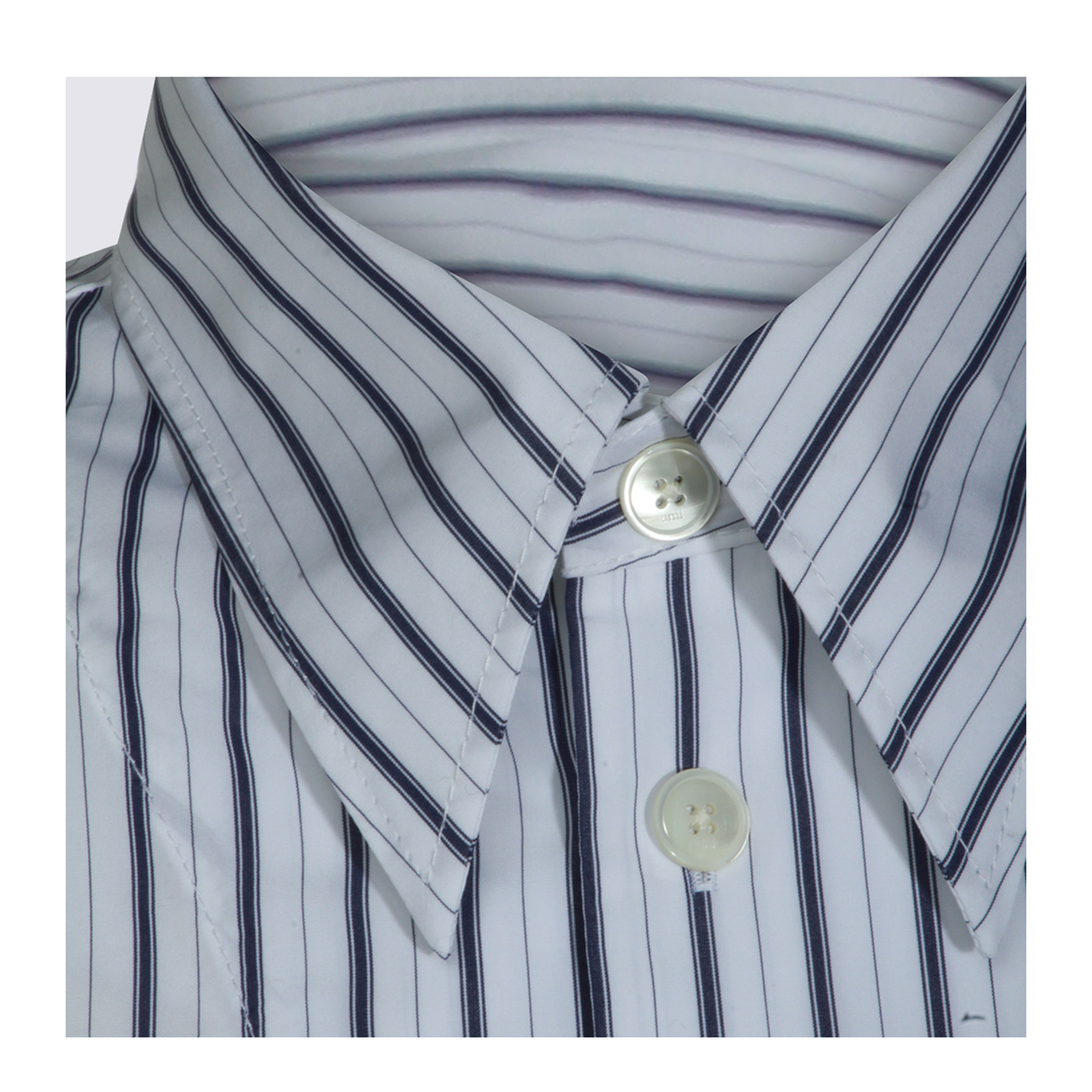 White Striped De Coeur Shirt