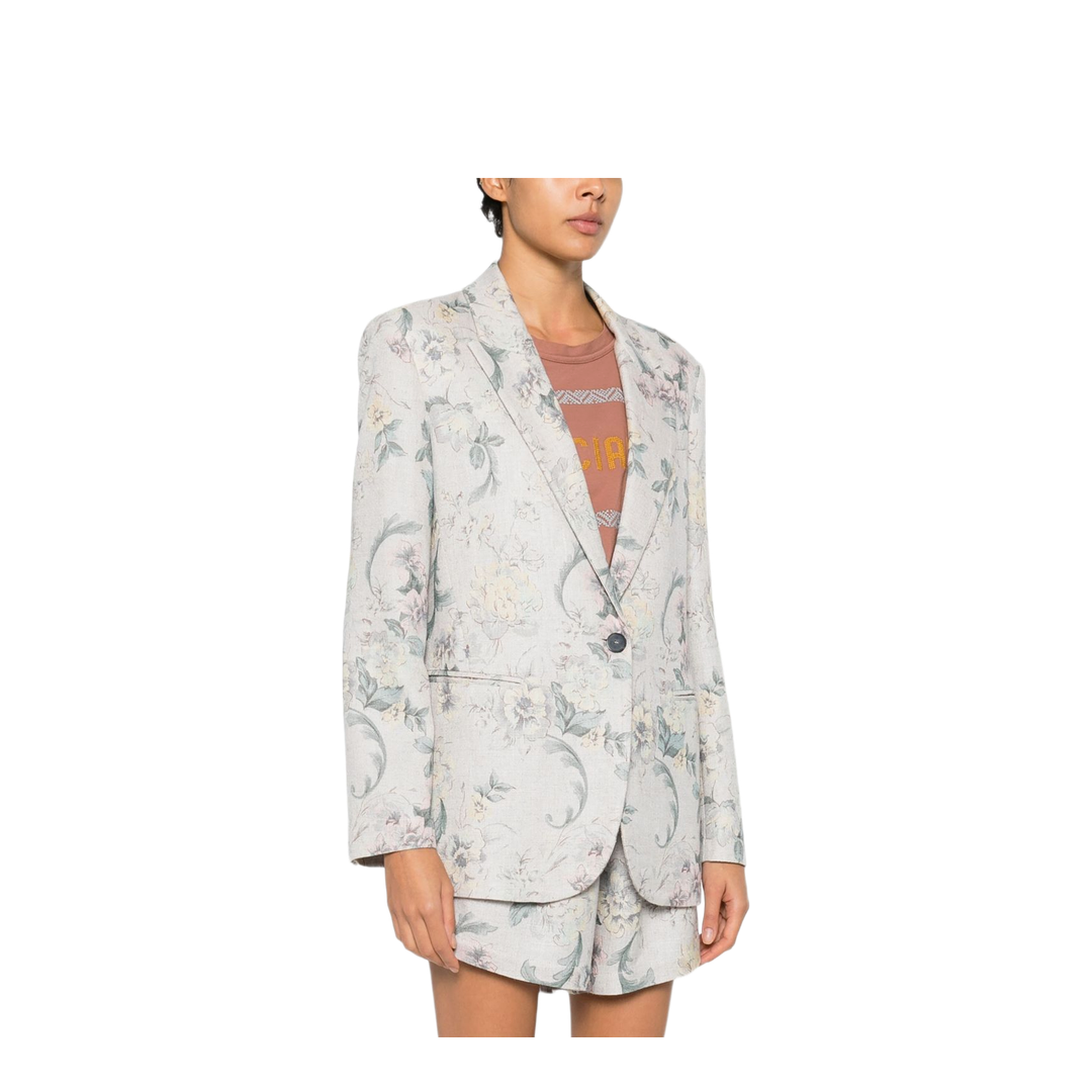 MAYFEYR - Forte Forte - Printed Blazer Jacket - 14629MYJACKETGLICINE