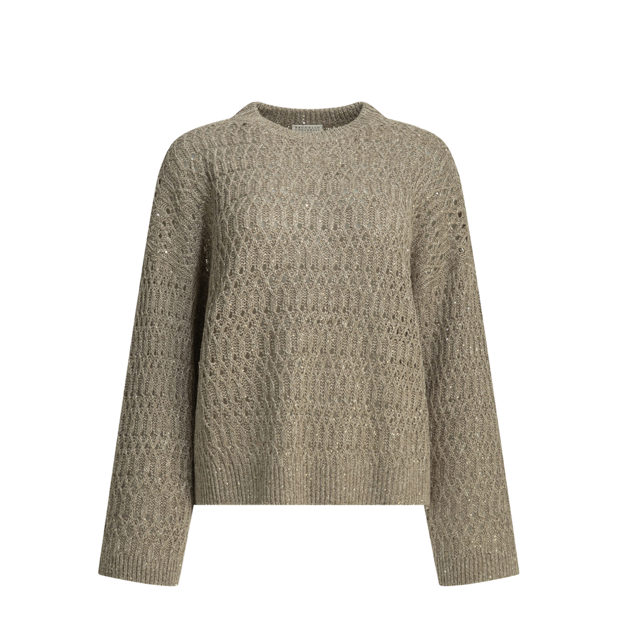 Linen Knitted Sweater Grey