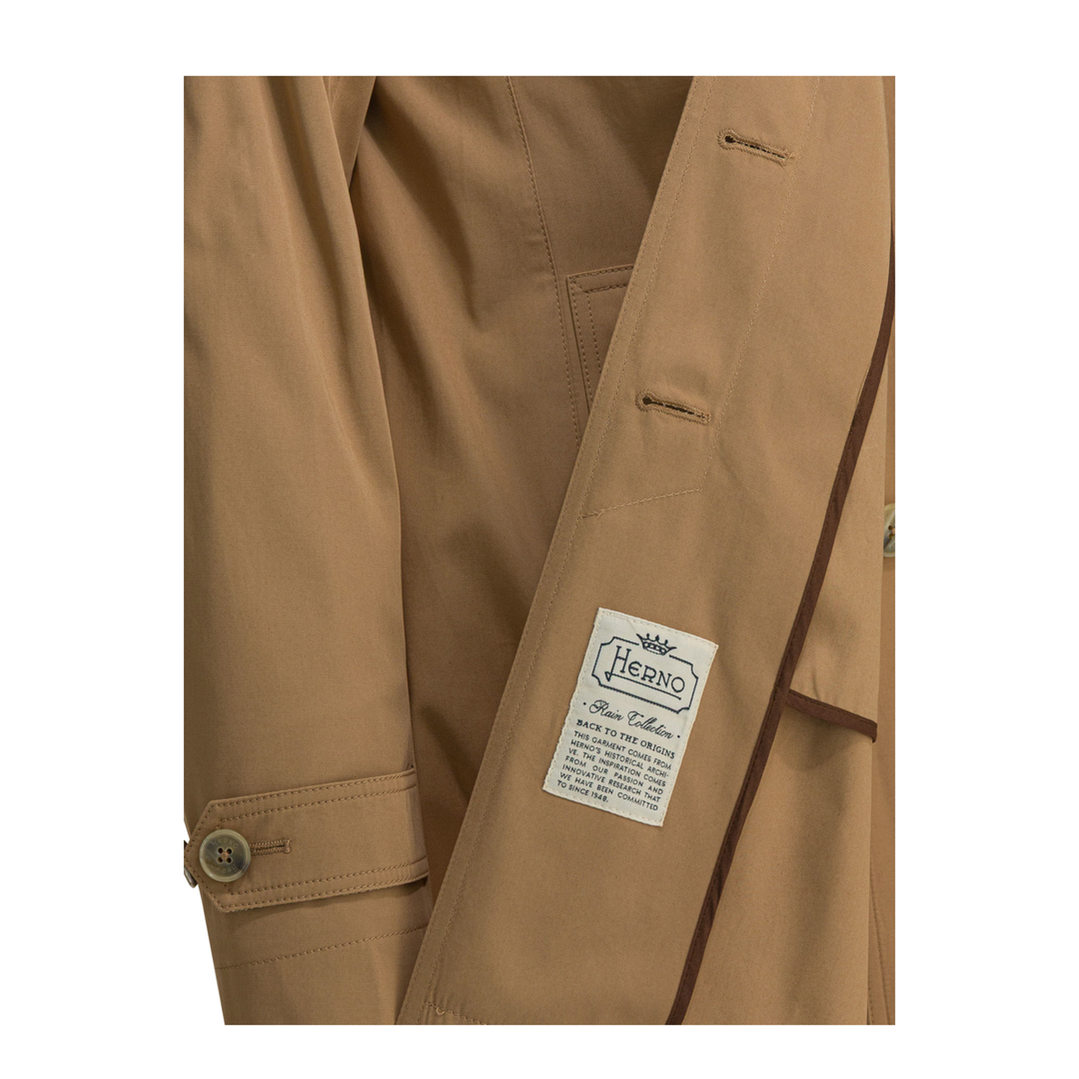 MAYFEYR - Herno - Short Cotton Gabardine Trench Coat - GC000567D132382157
