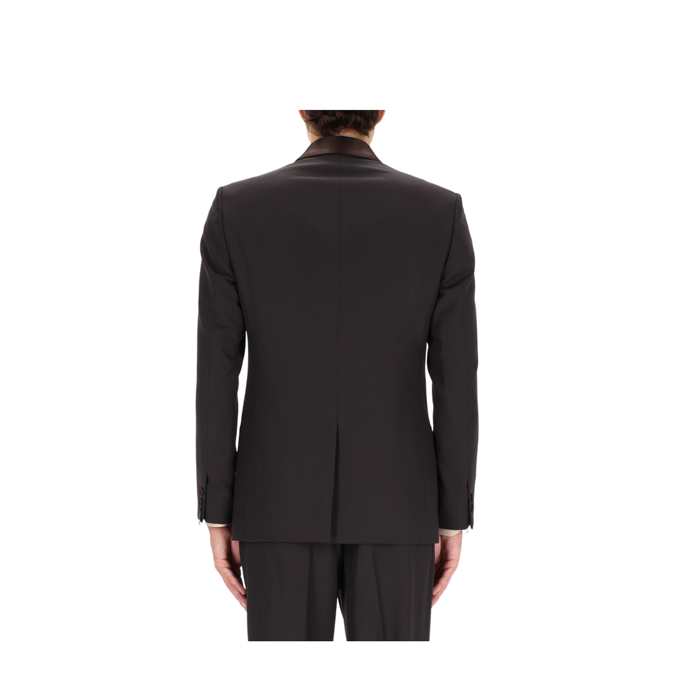 Brown Wool Crêpe Blazer