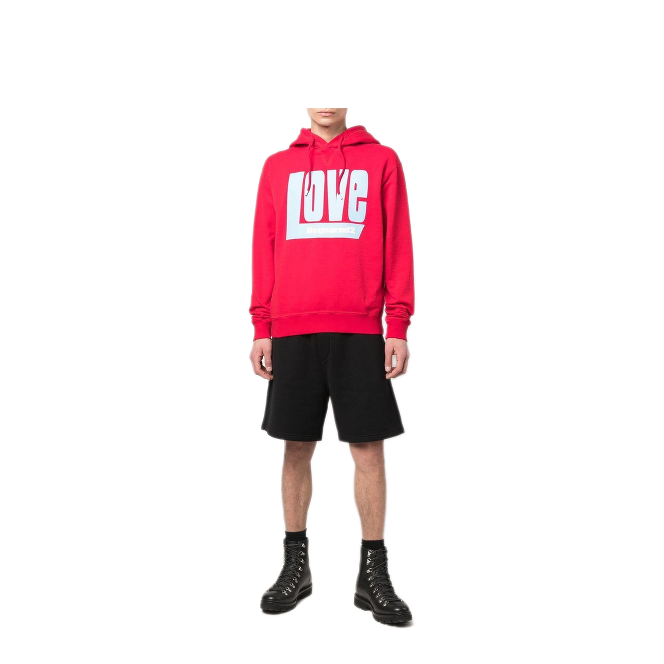 MAYFEYR - Dsquared2 - Love Logo-Print Hoodie - S71GU0549S25030315