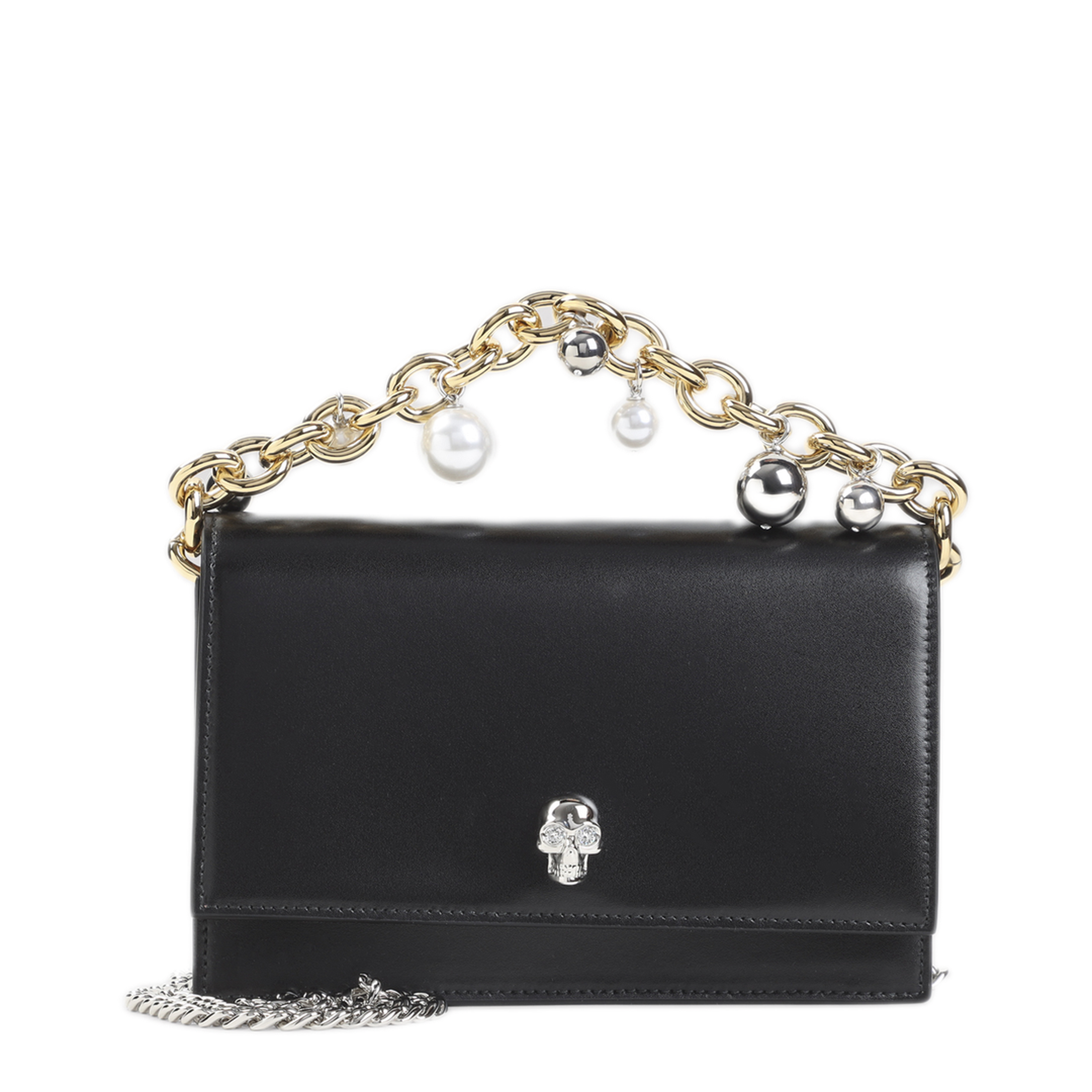 MAYFEYR - Alexander Mcqueen - Small Skull Clutch - 856329C8ZXX1000