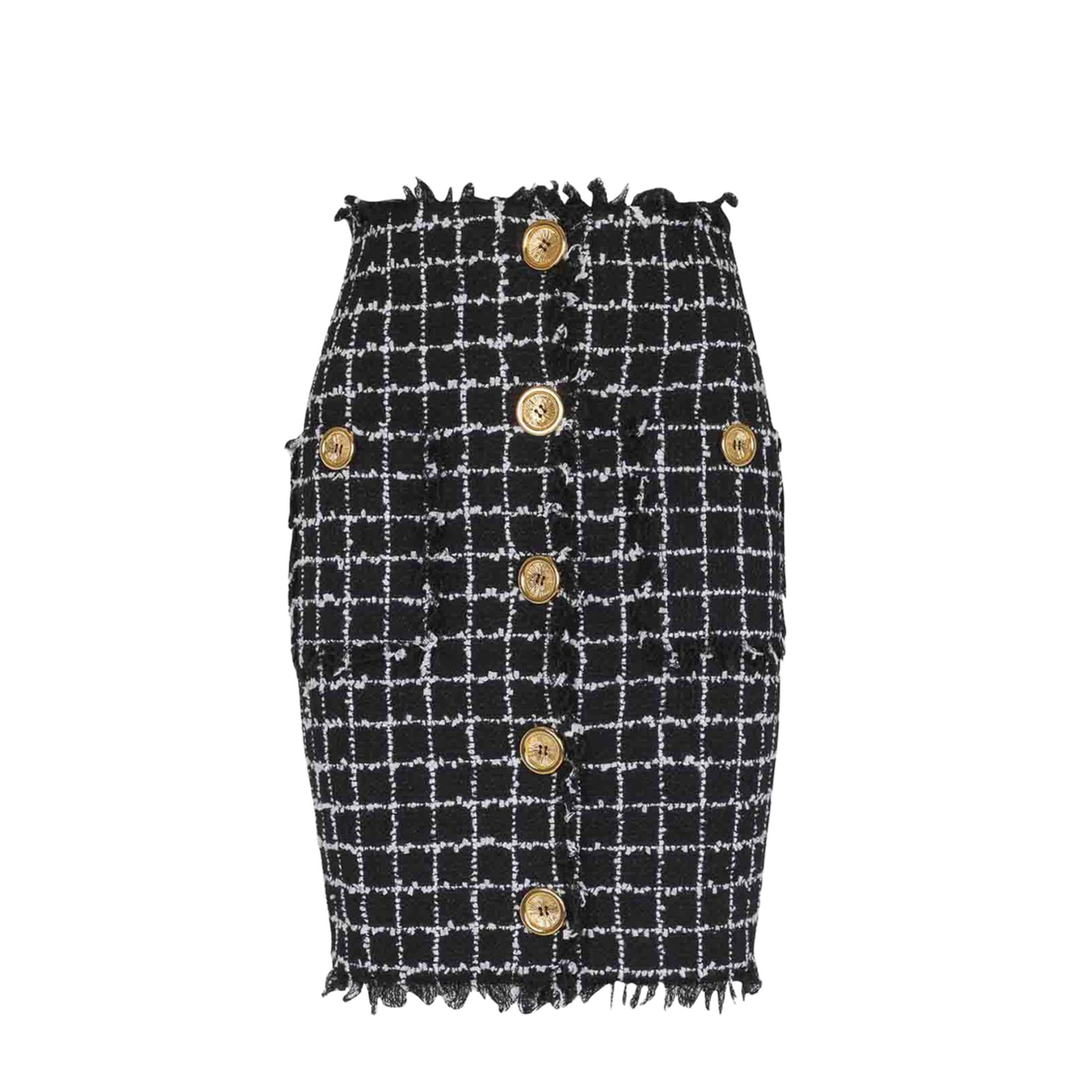 Women's Skirt Grid Pattern