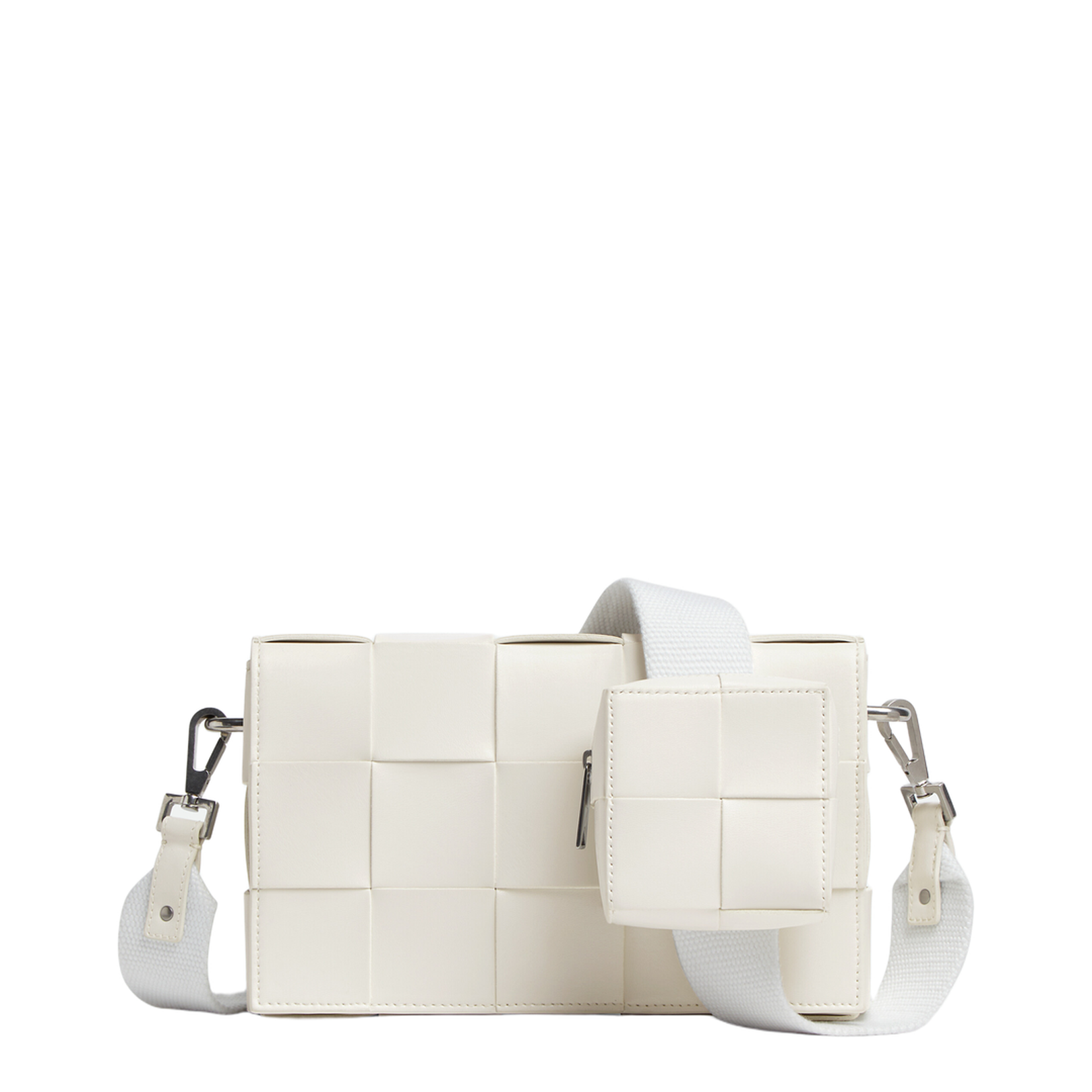 Cassette Classic Canvas Crossbody Bags - White