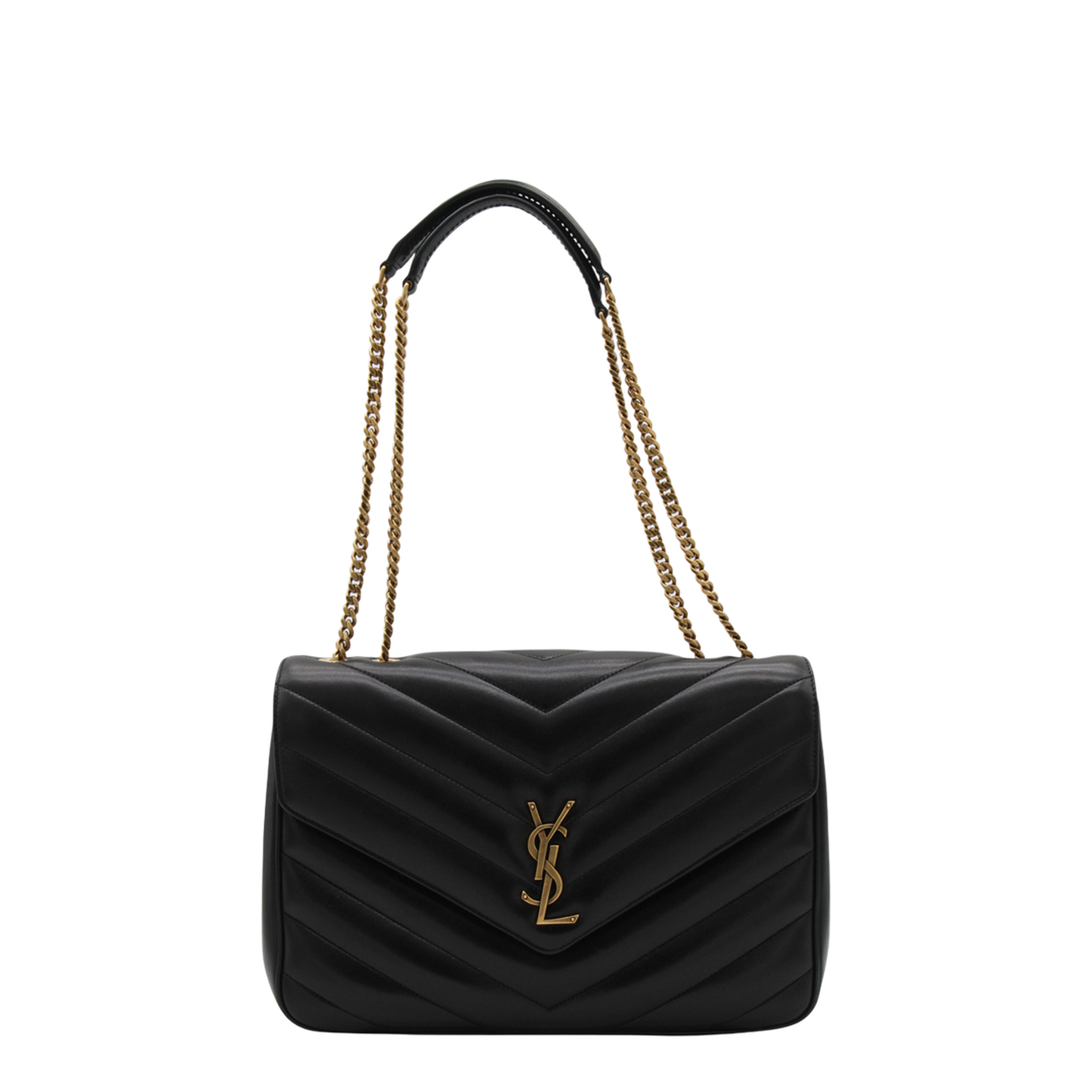 LOULOU Large in Matelassé Lambskin