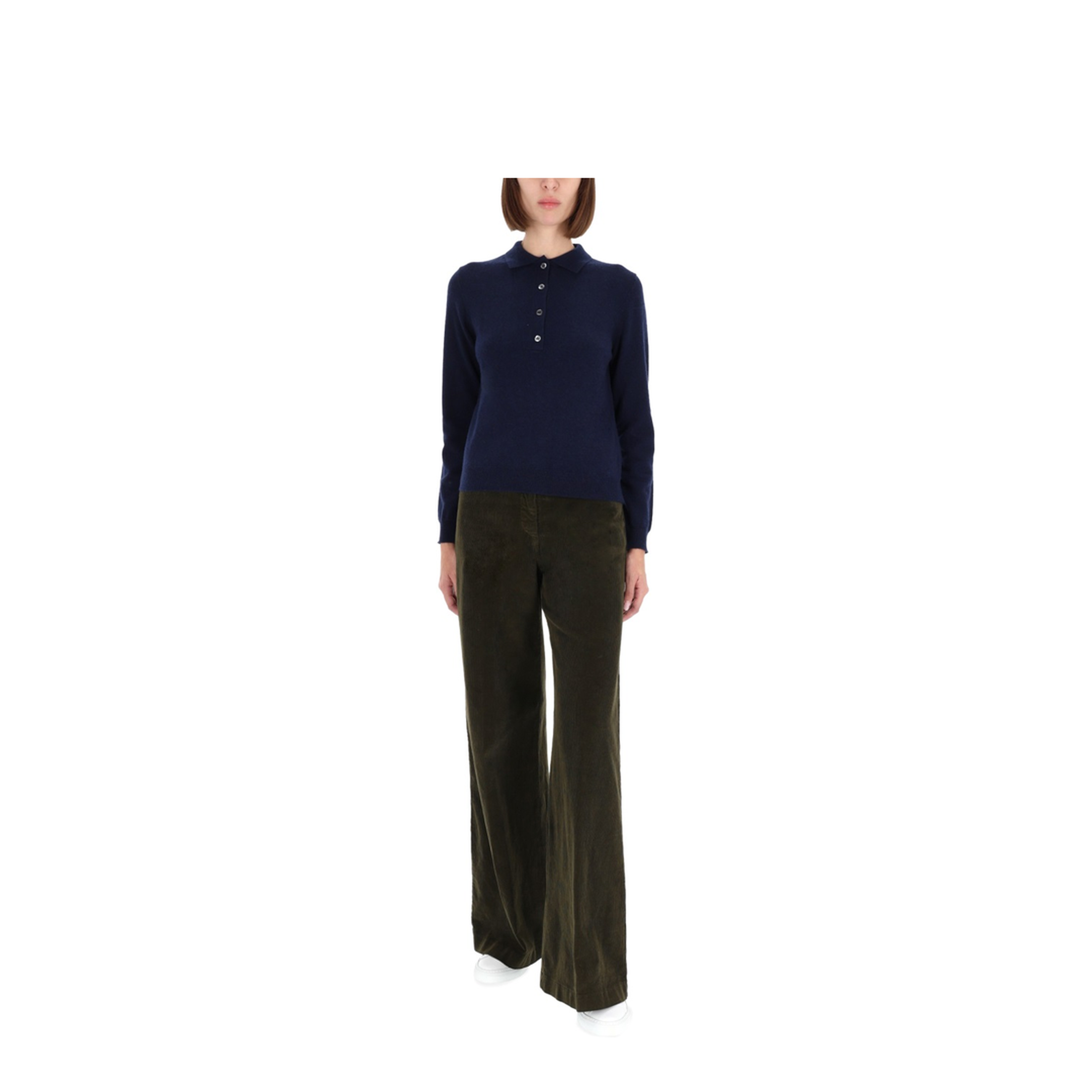 MAYFEYR - ASPESI - Cashmere Polo Shirt - 3306456701098
