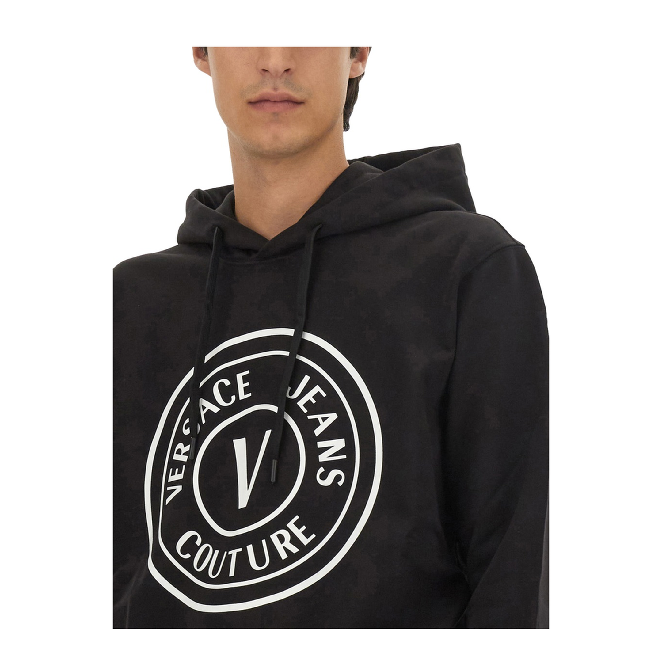 MAYFEYR - VERSACE JEANS COUTURE - Regular Fit Cotton Sweatshirt - 75GAIT08CF06T899