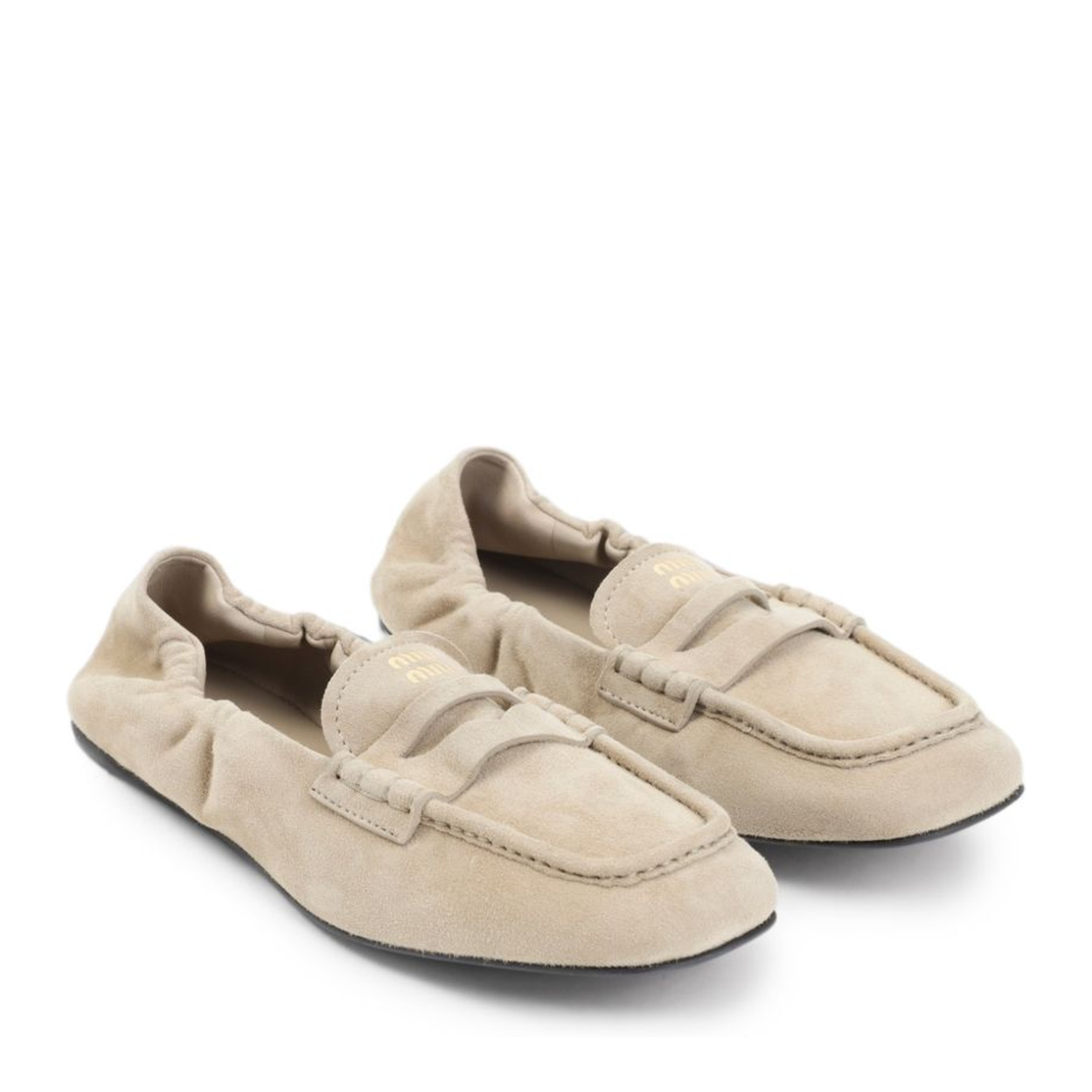 MAYFEYR - Miu Miu - Flat Shoes Beige - 5D341E008F0F24