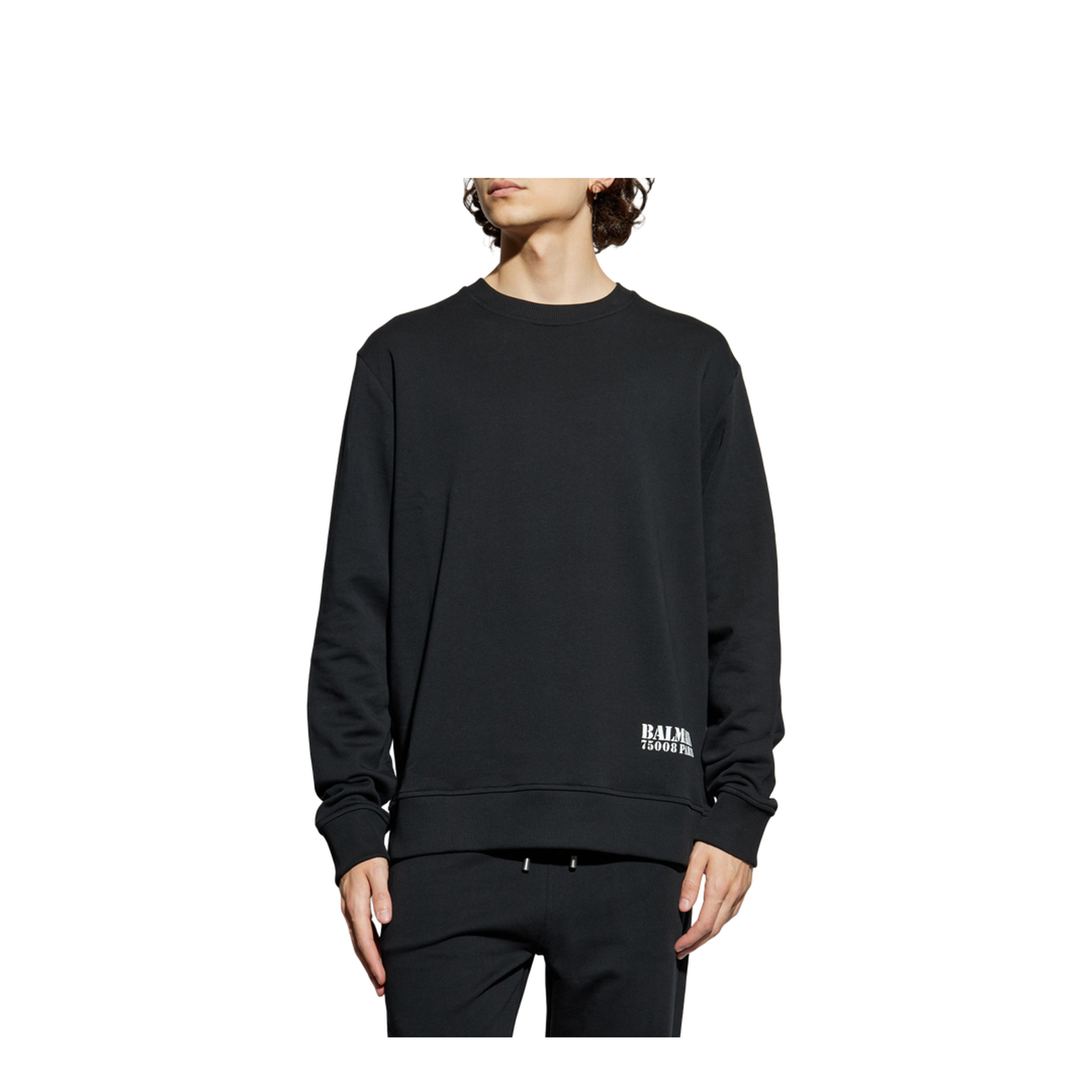 Sweatshirt with Printed Logo