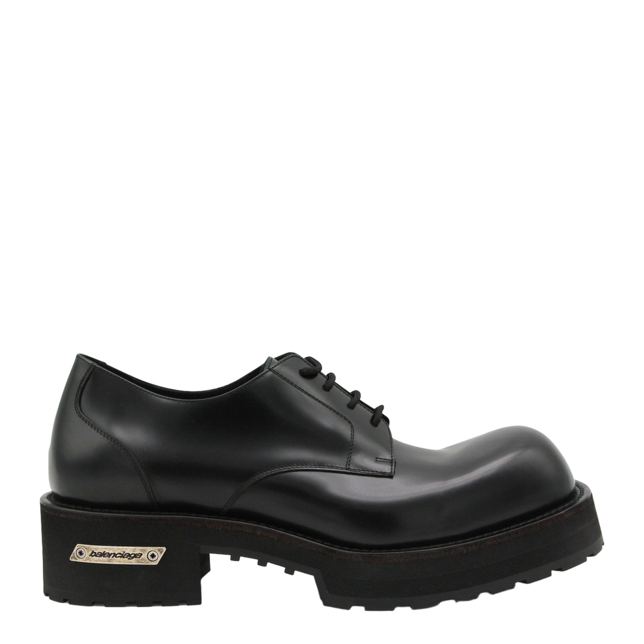 Denom Derby Shoes in Calfskin Leather