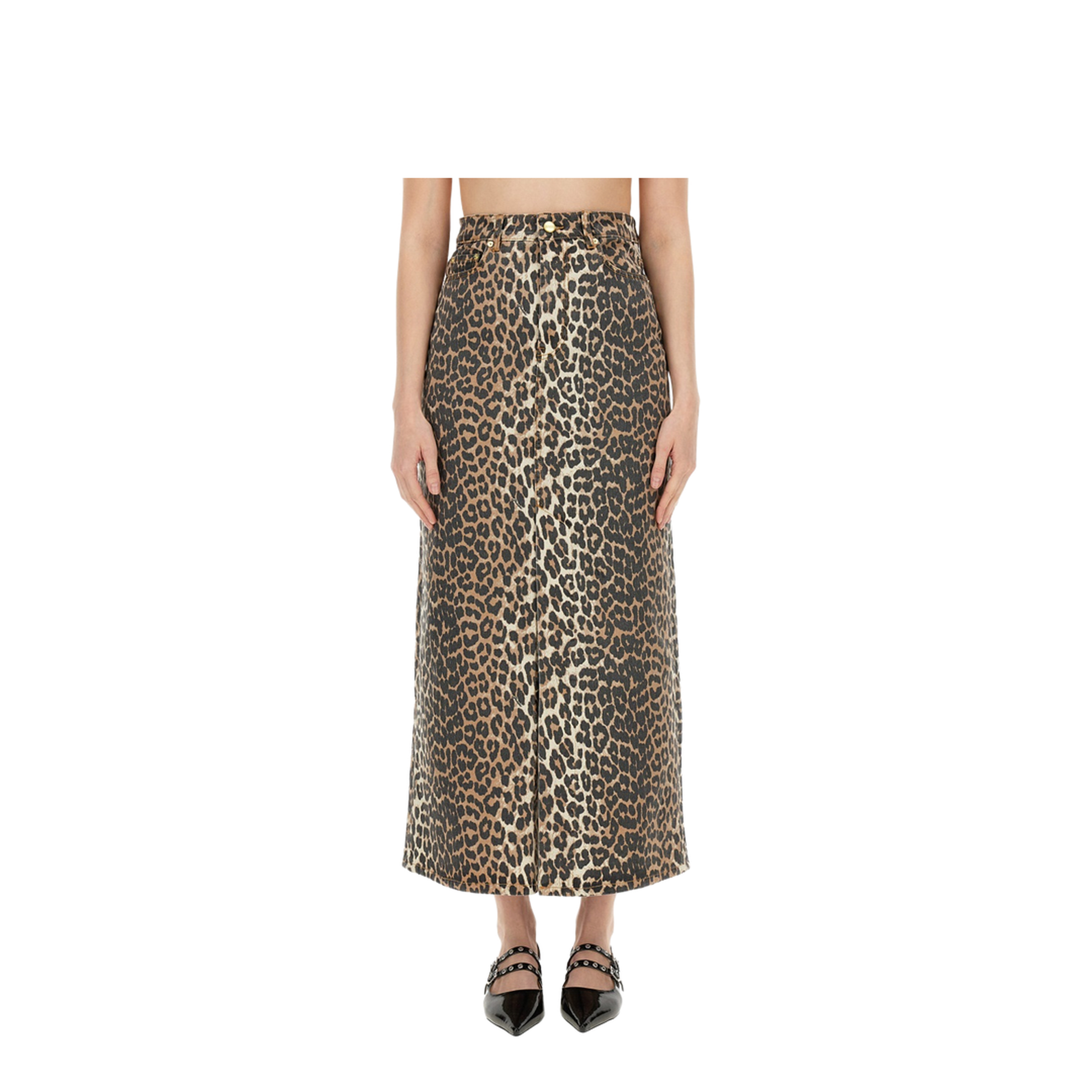 Skirt with Maxi Slit