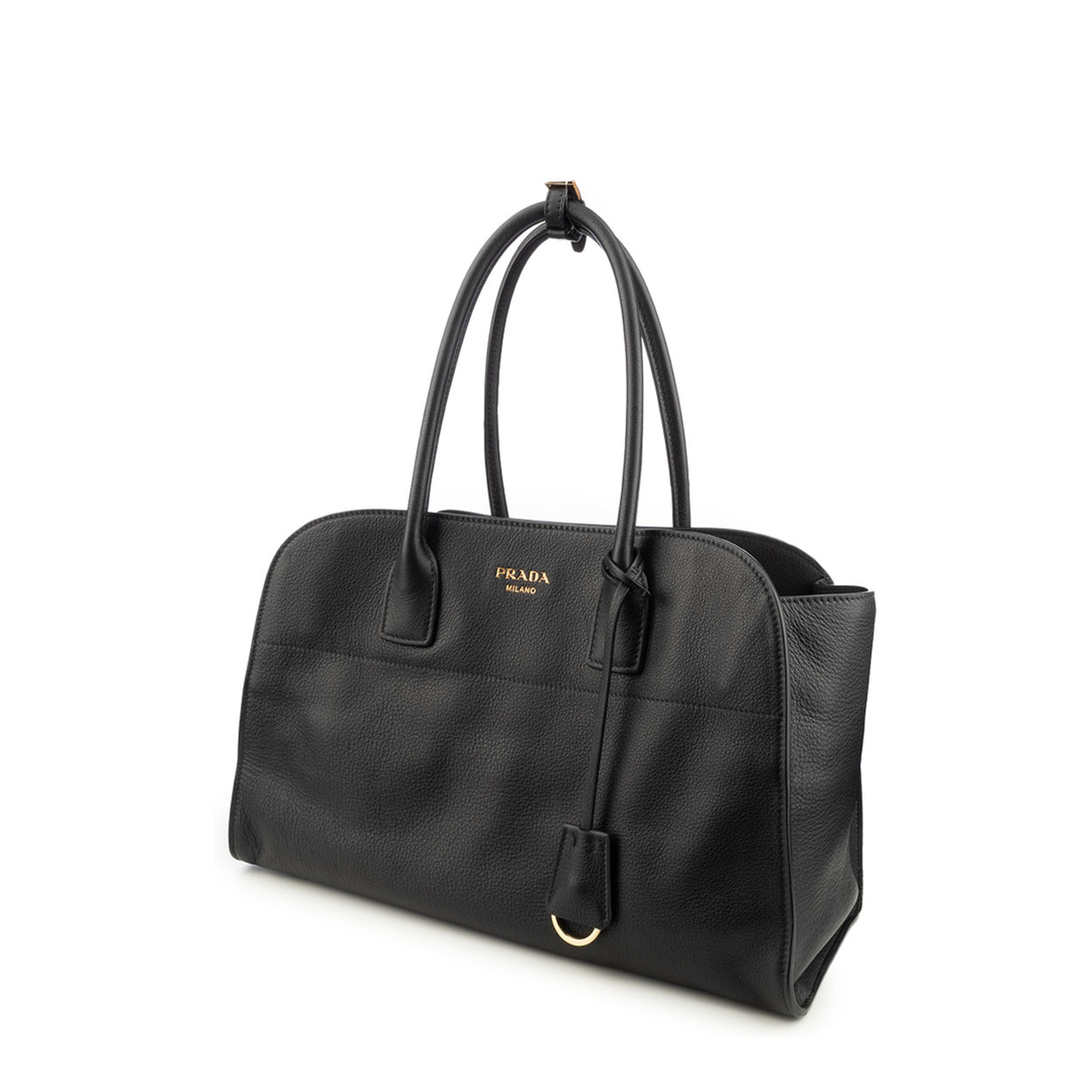 Large Calfskin Tote - Black